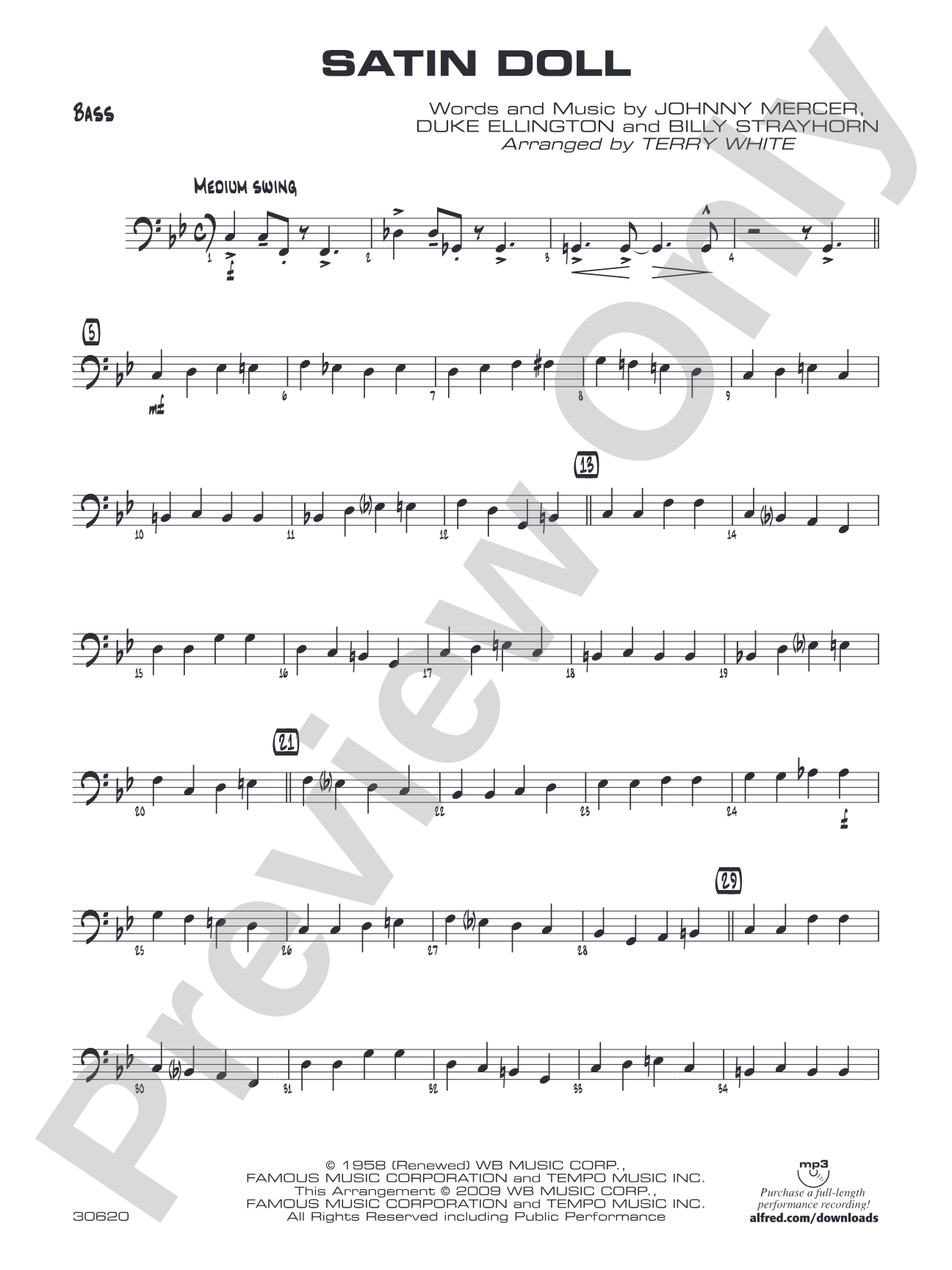 Satin Doll: String Bass