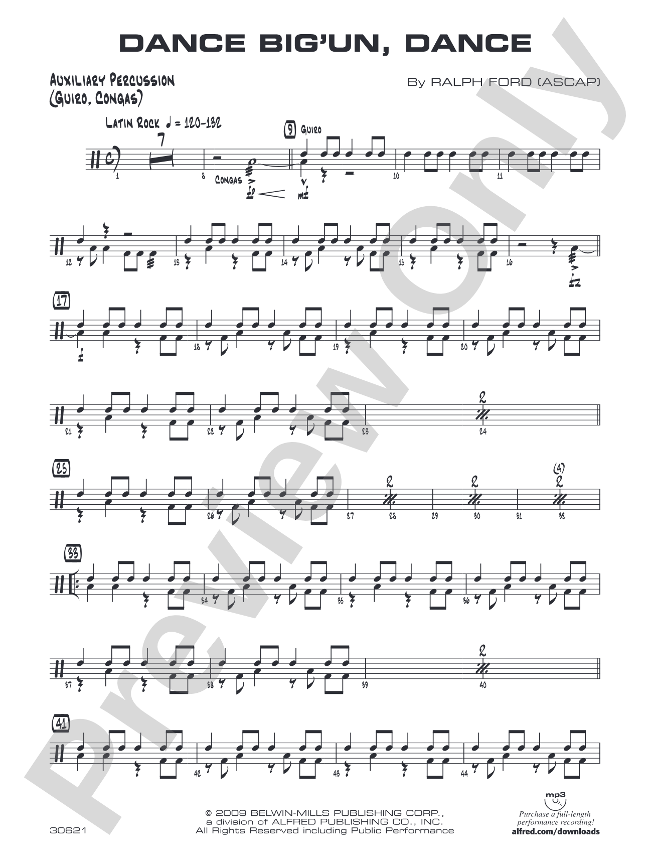 Dance Big'un Dance: Auxiliary Percussion