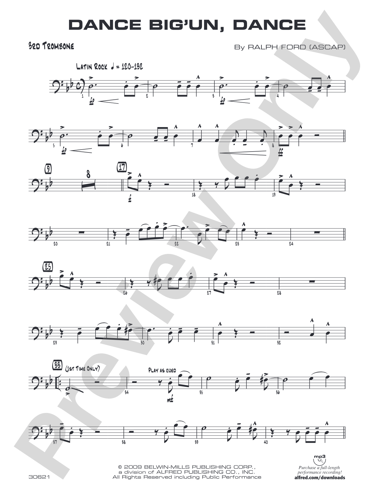 Dance Big'un Dance: 3rd Trombone