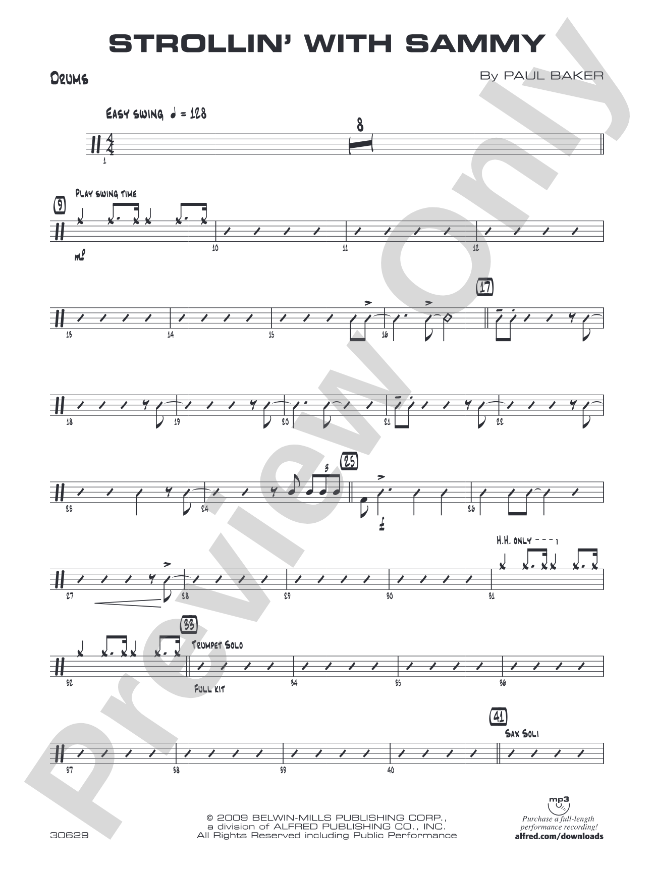 Strollin' with Sammy: Drums