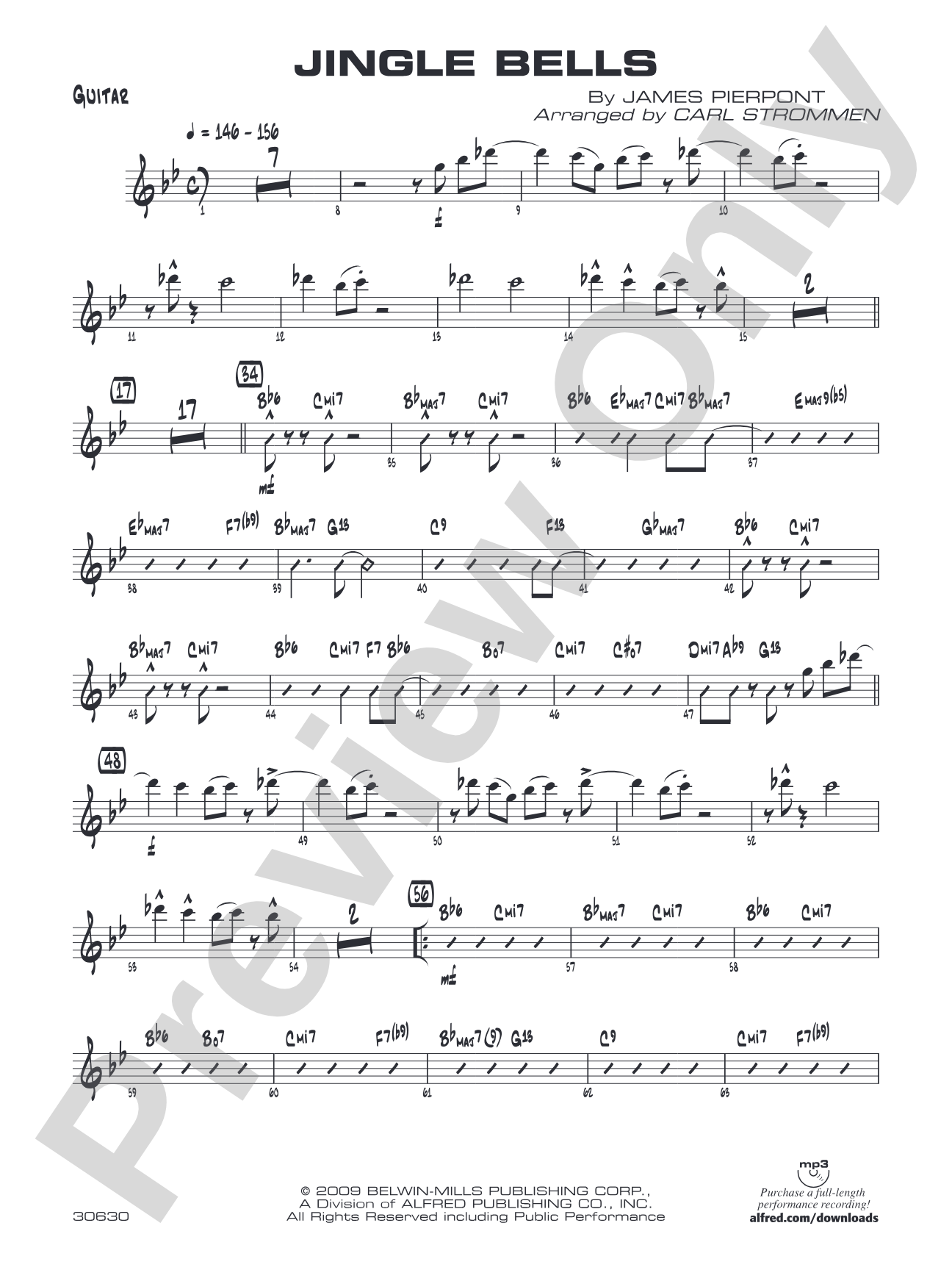 Jingle Bells: Guitar