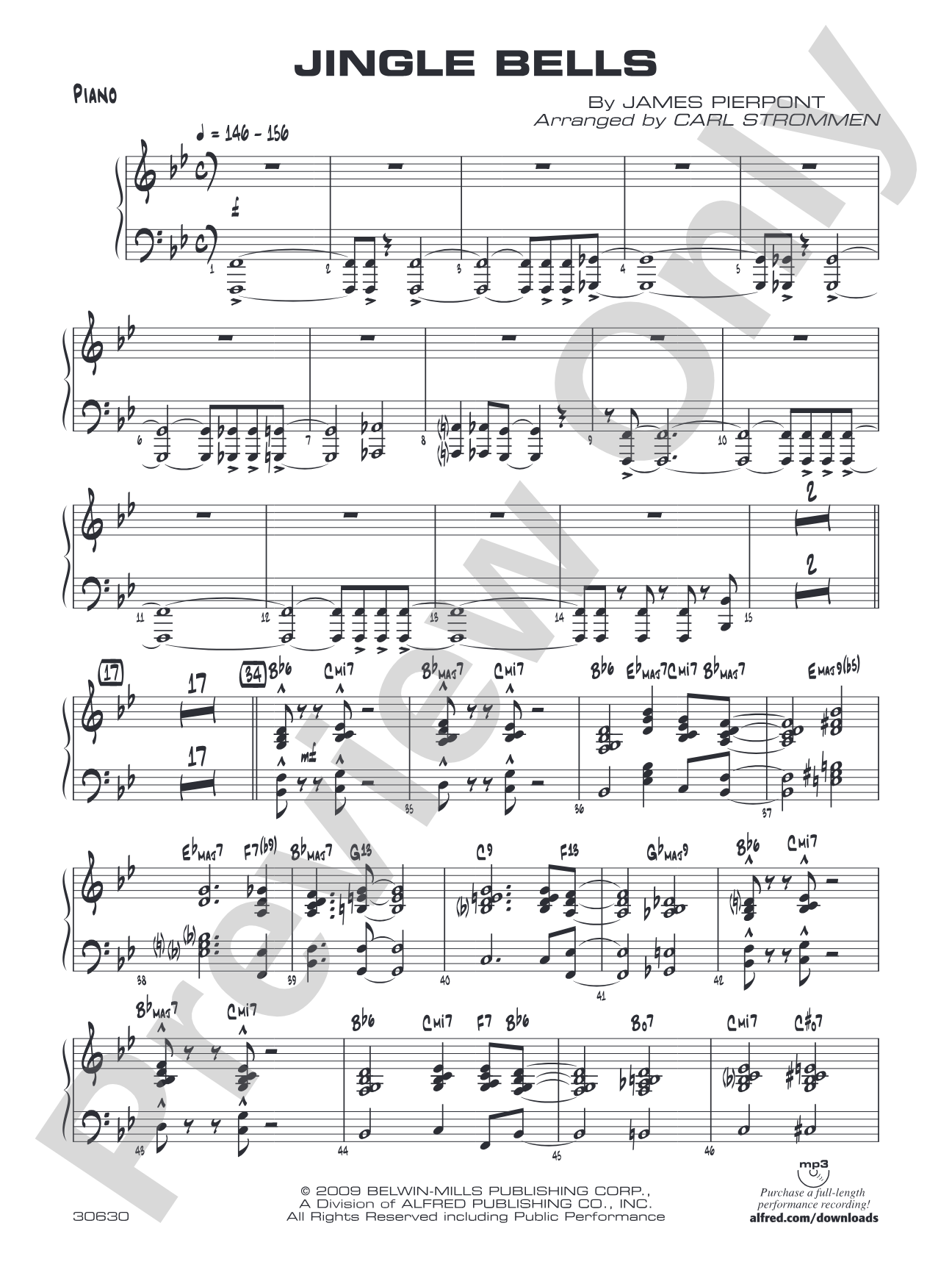 Jingle Bells: Piano Accompaniment