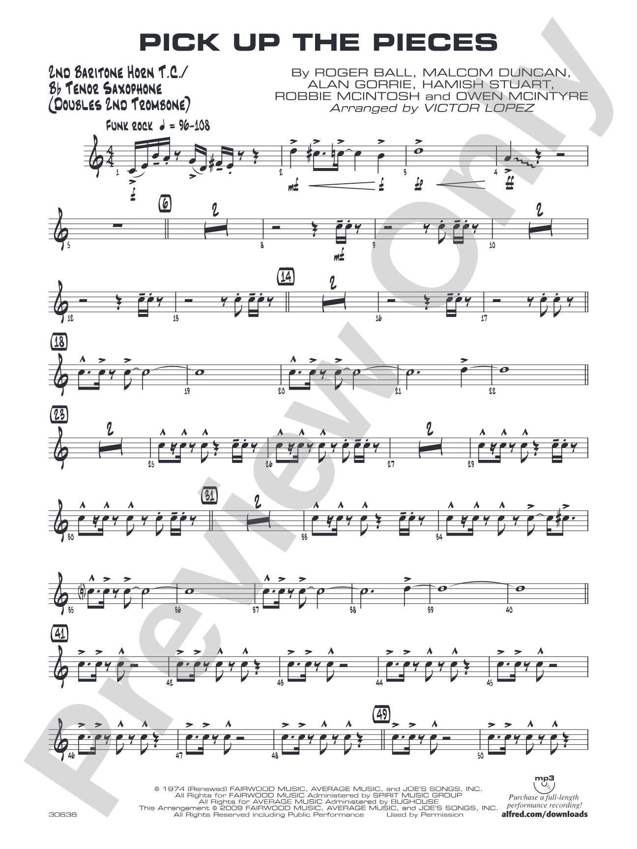 Pick Up the Pieces: 2nd Baritone T.C.
