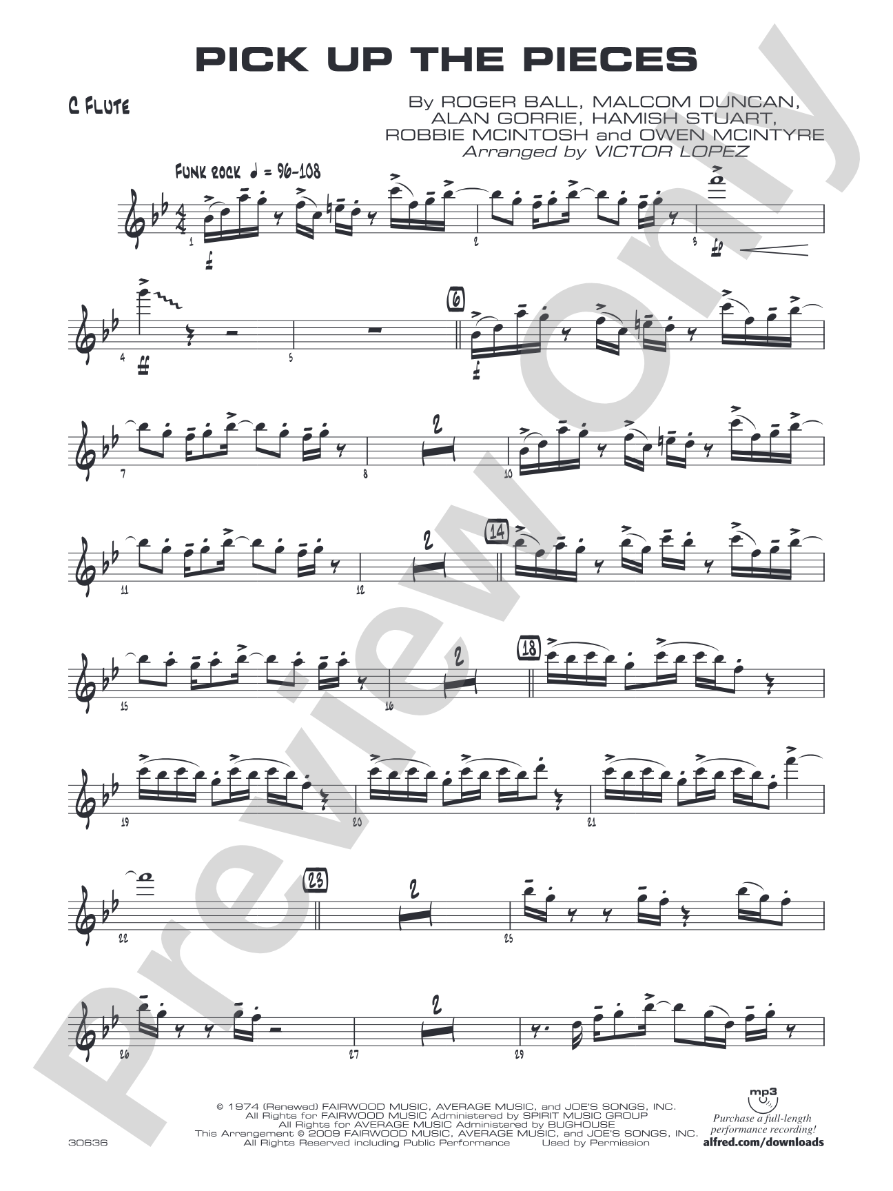 Pick Up the Pieces: Flute