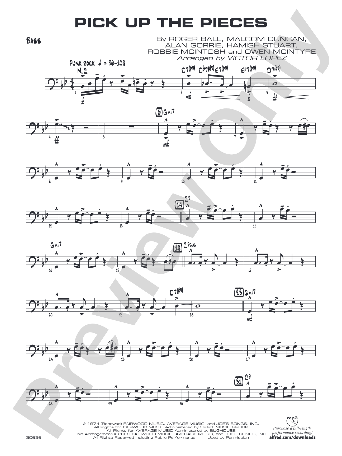 Pick Up the Pieces: String Bass
