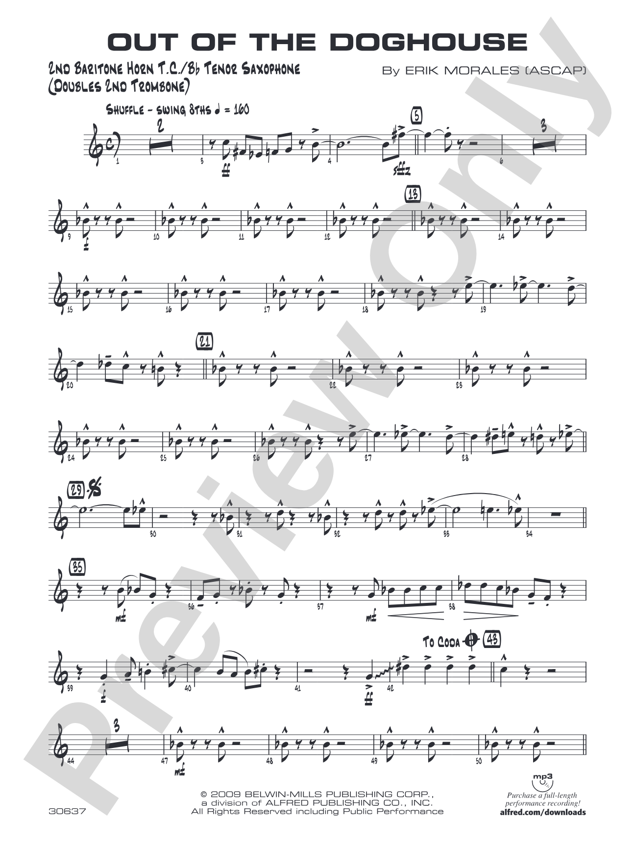 Out of the Doghouse: 2nd Baritone T.C.