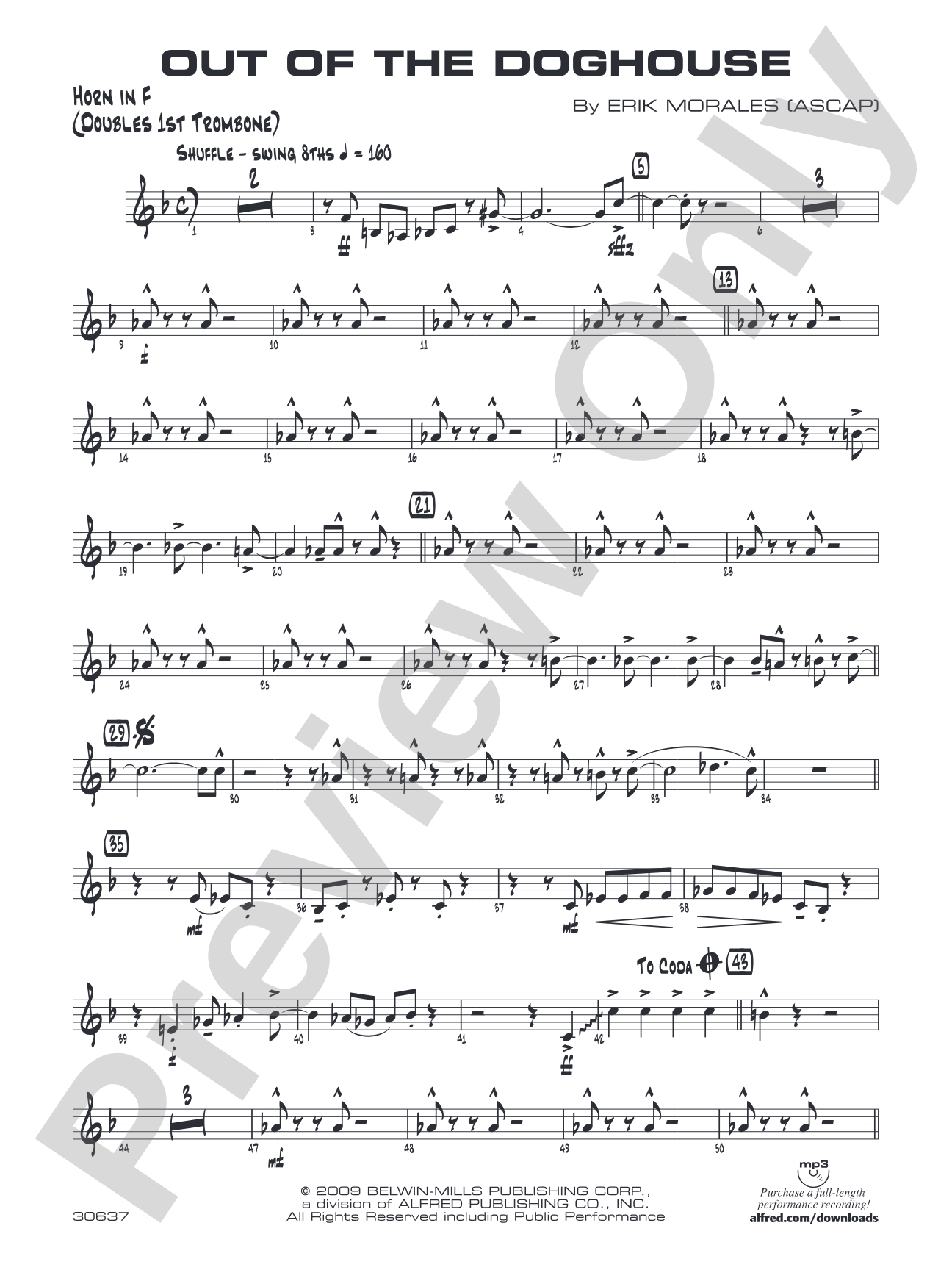 Out of the Doghouse: 1st F Horn