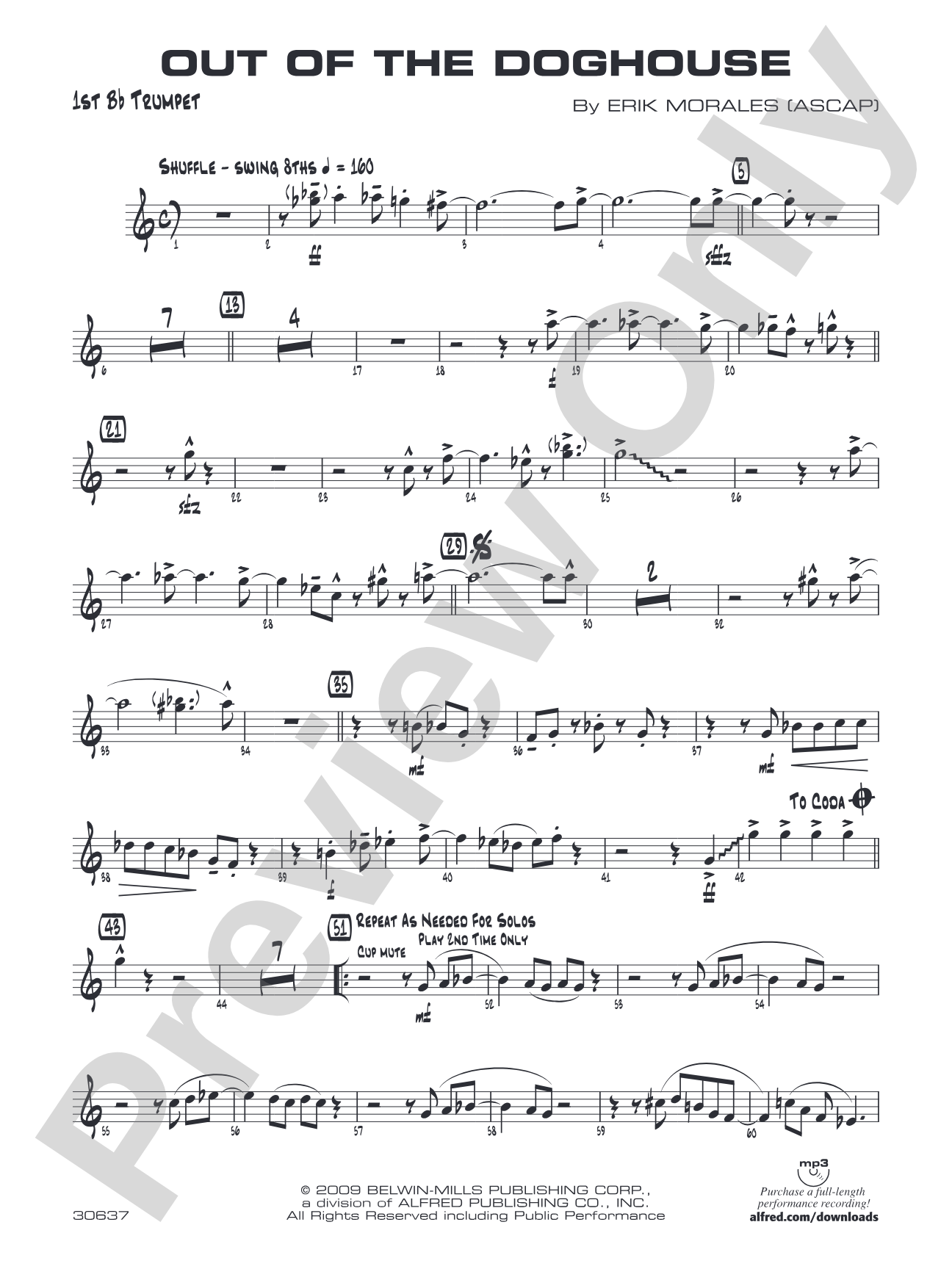 Out of the Doghouse: 1st B-flat Trumpet