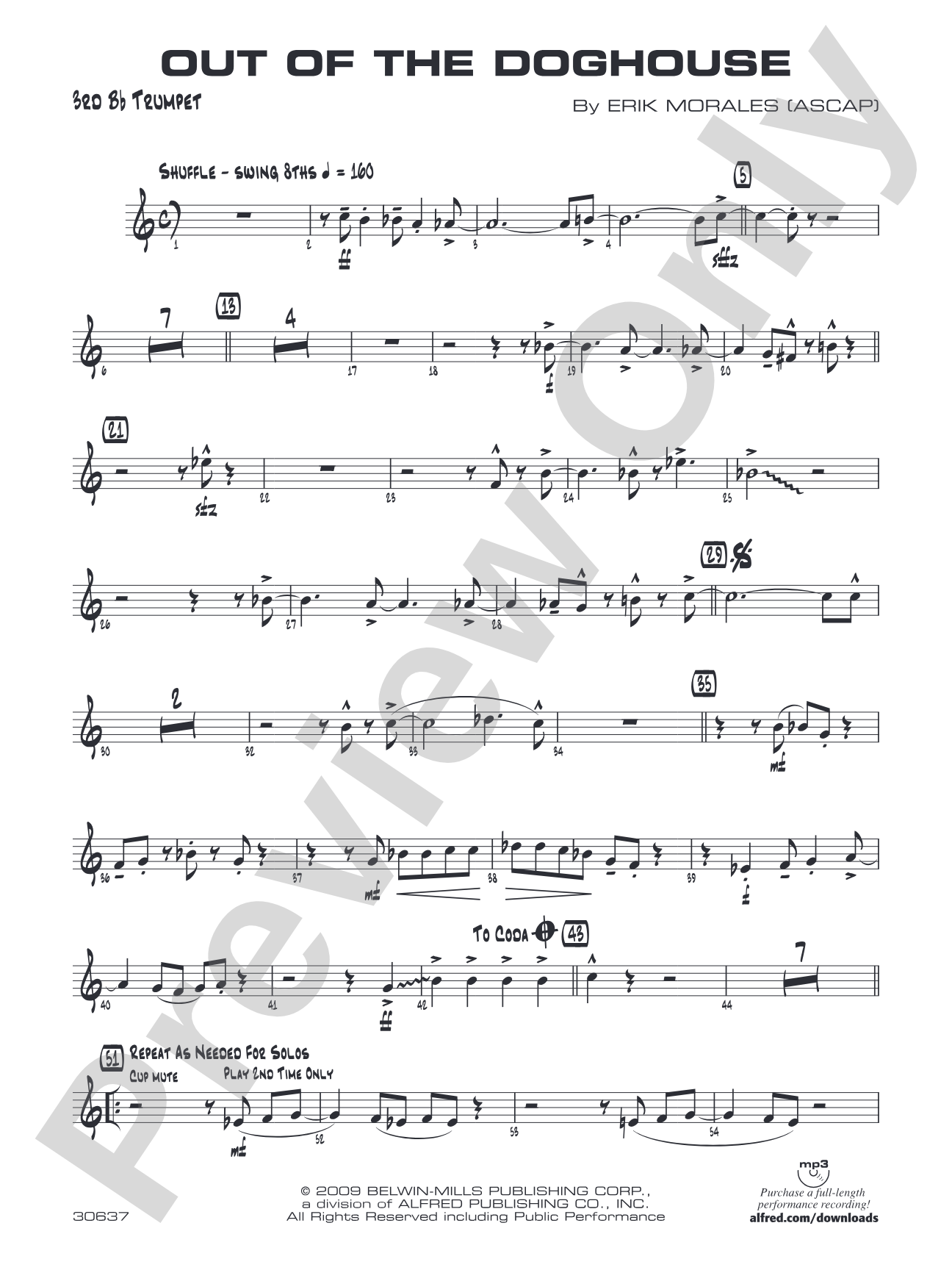Out of the Doghouse: 3rd B-flat Trumpet