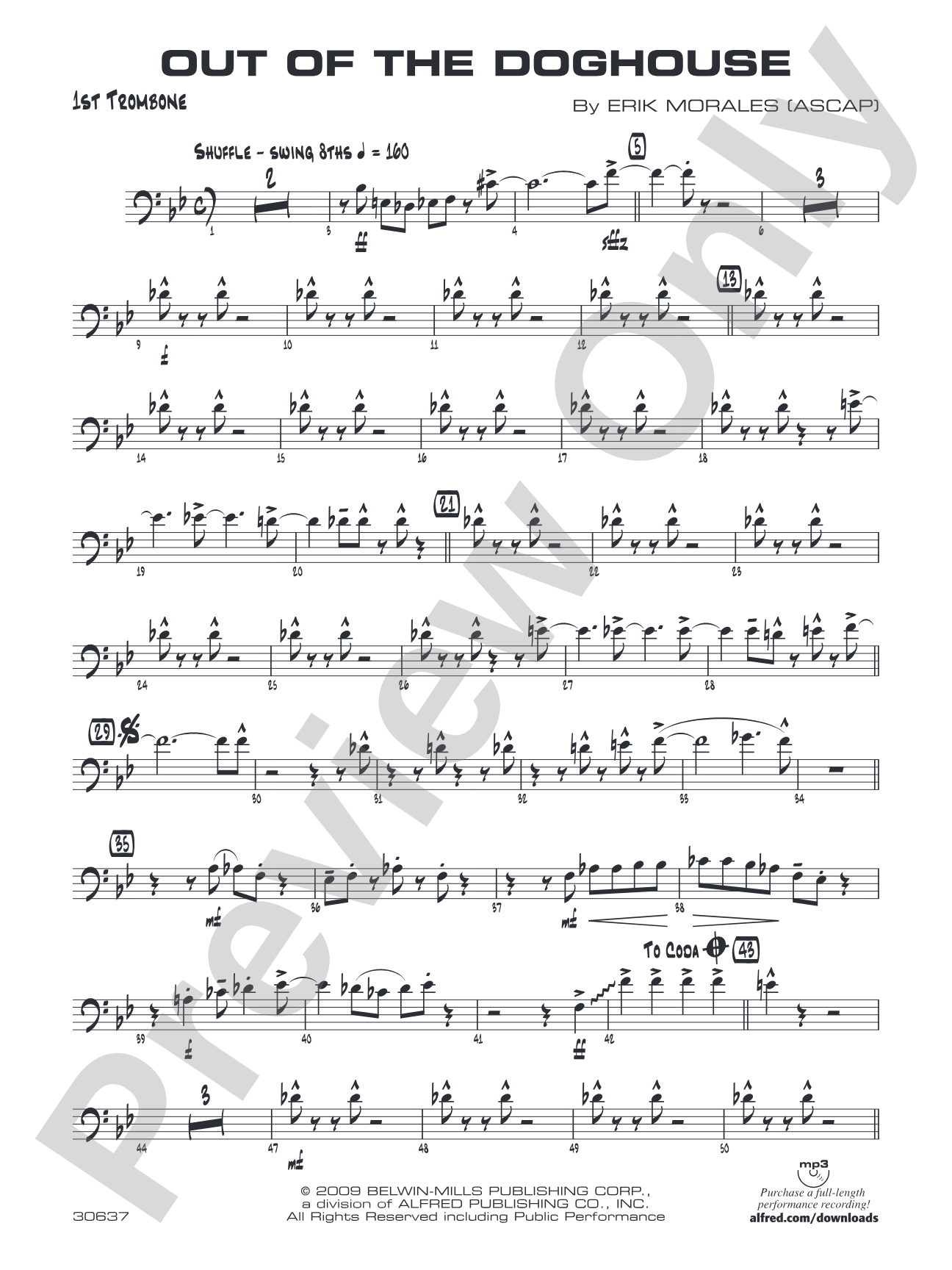 Out of the Doghouse: 1st Trombone