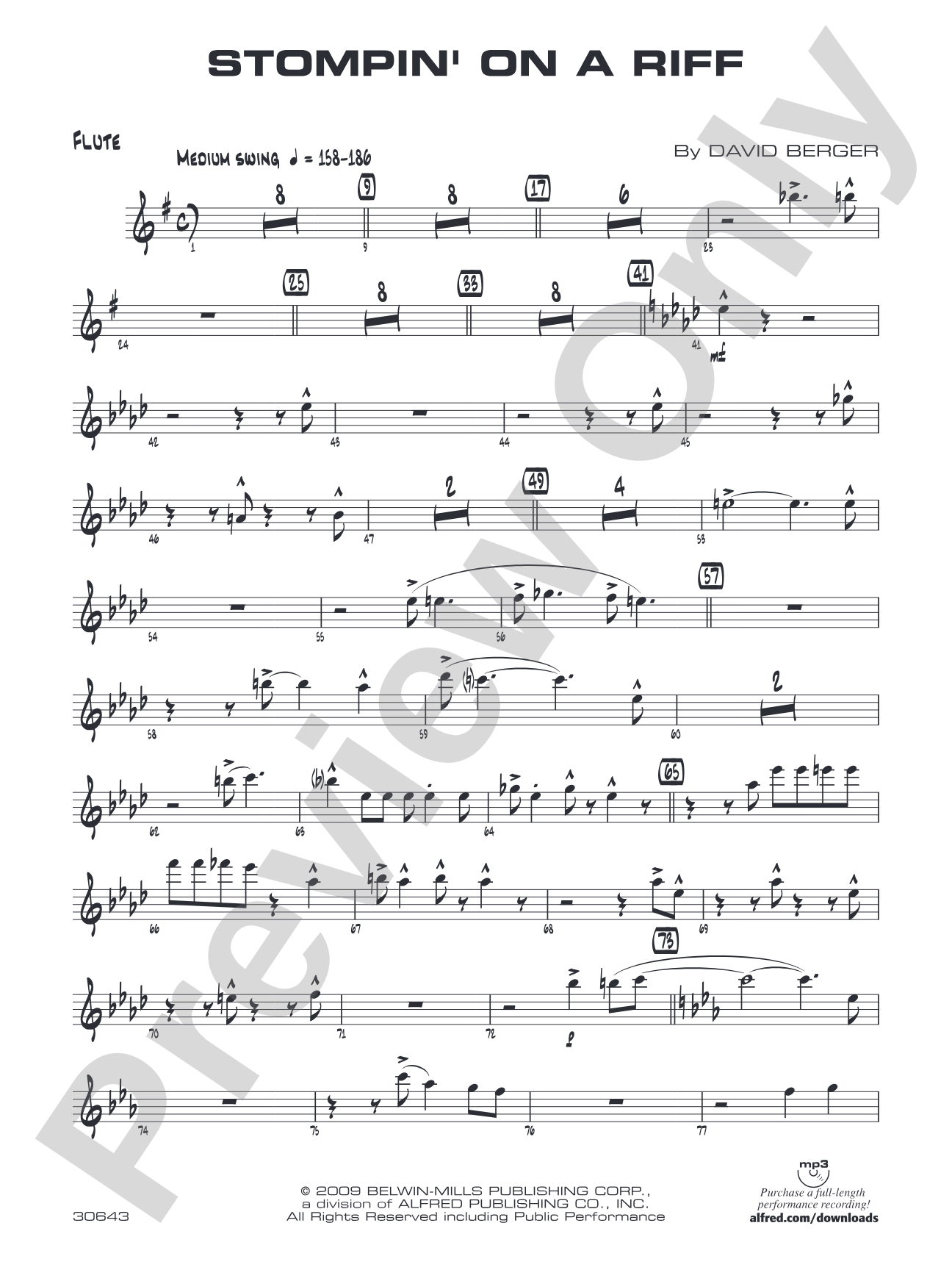 Stompin' on a Riff: Flute