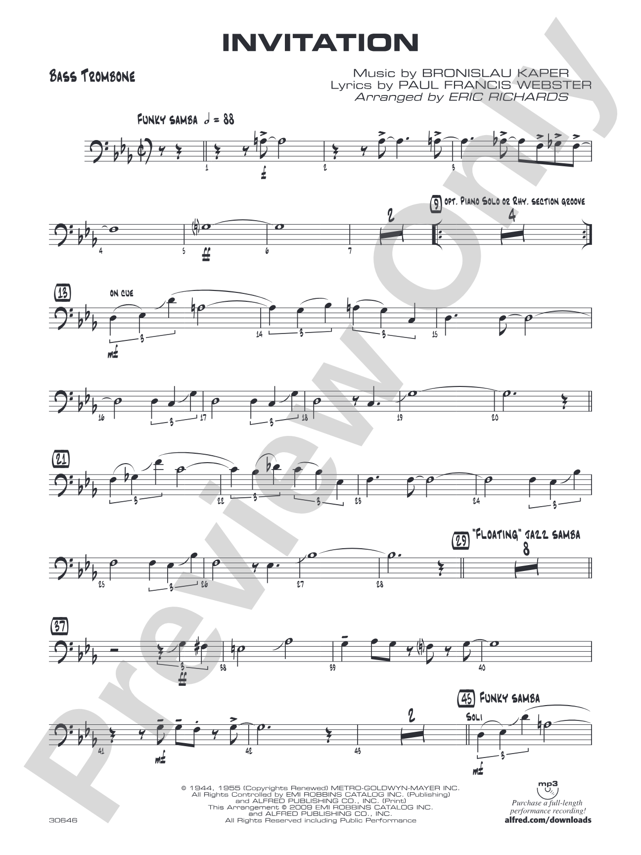 Invitation: Bass Trombone