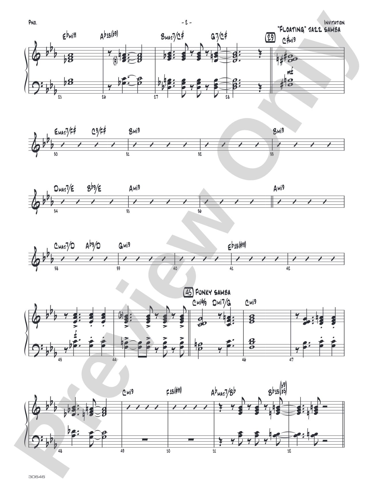 Invitation: Piano Accompaniment