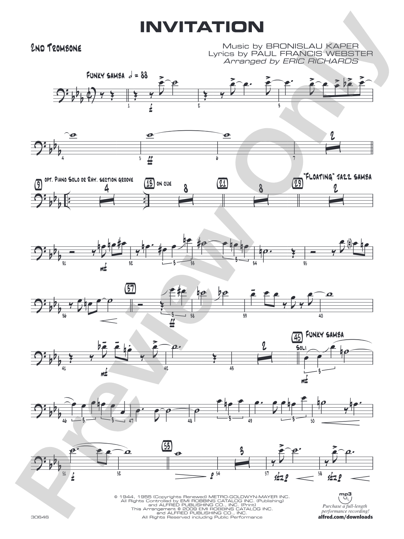 Invitation: 2nd Trombone