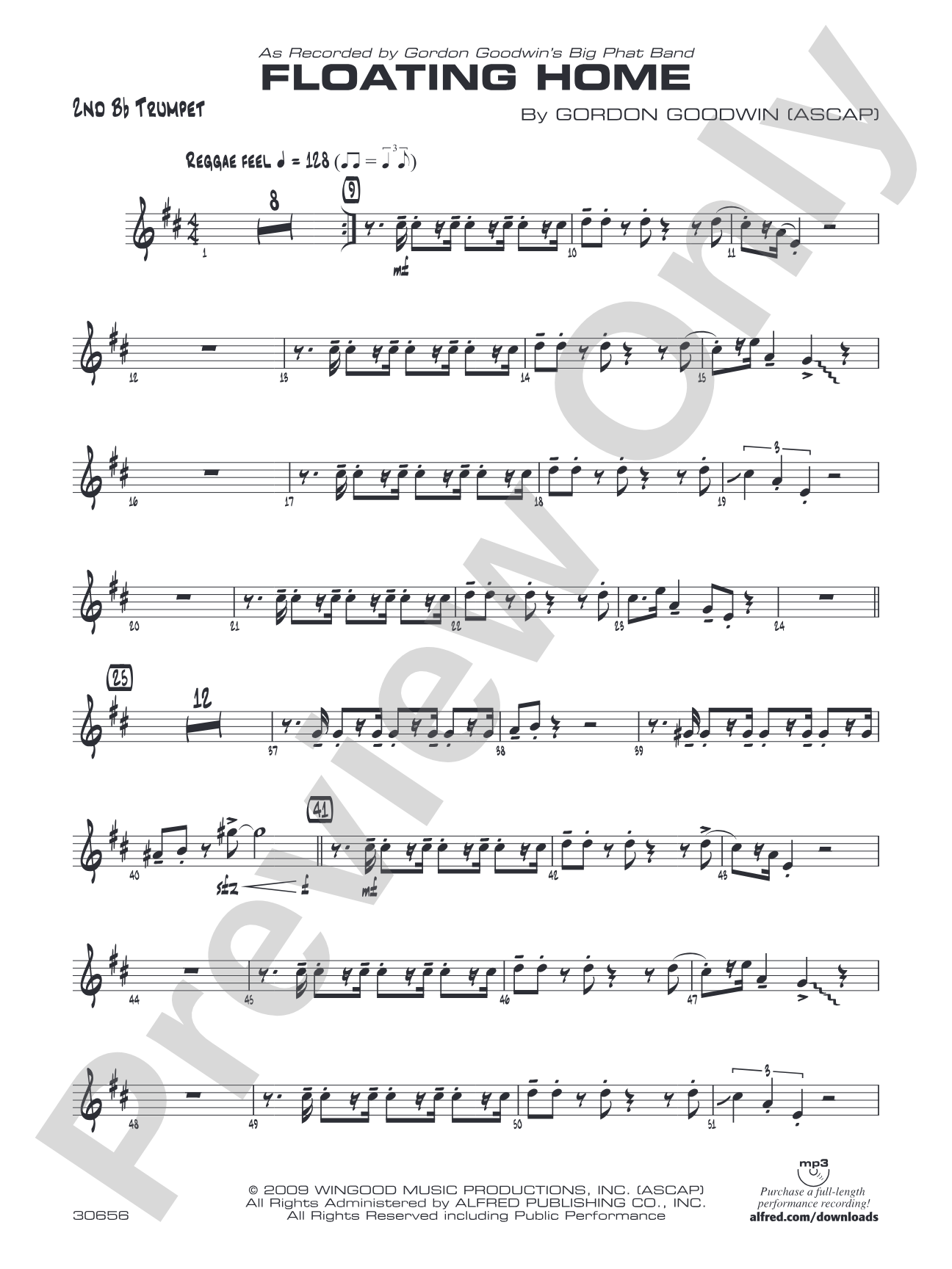 Floating Home: 2nd B-flat Trumpet