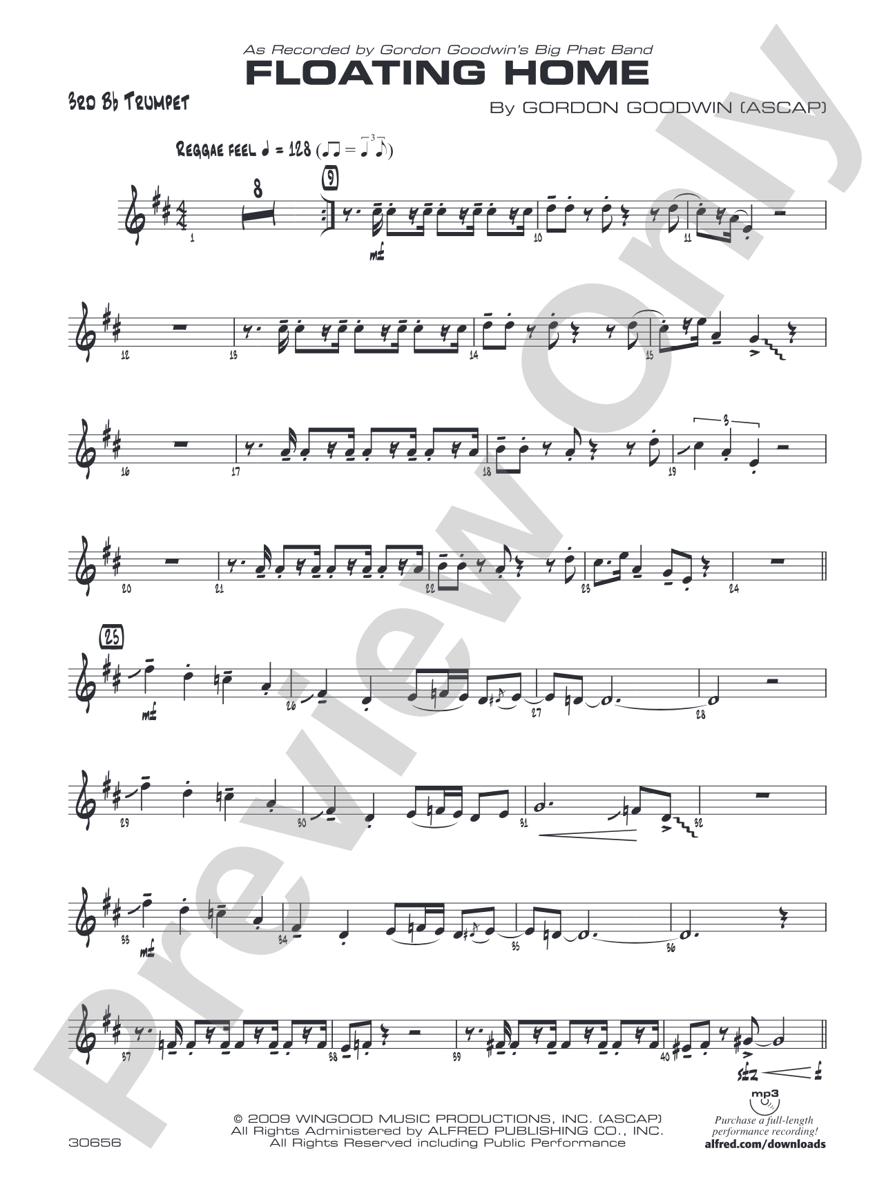 Floating Home: 3rd B-flat Trumpet