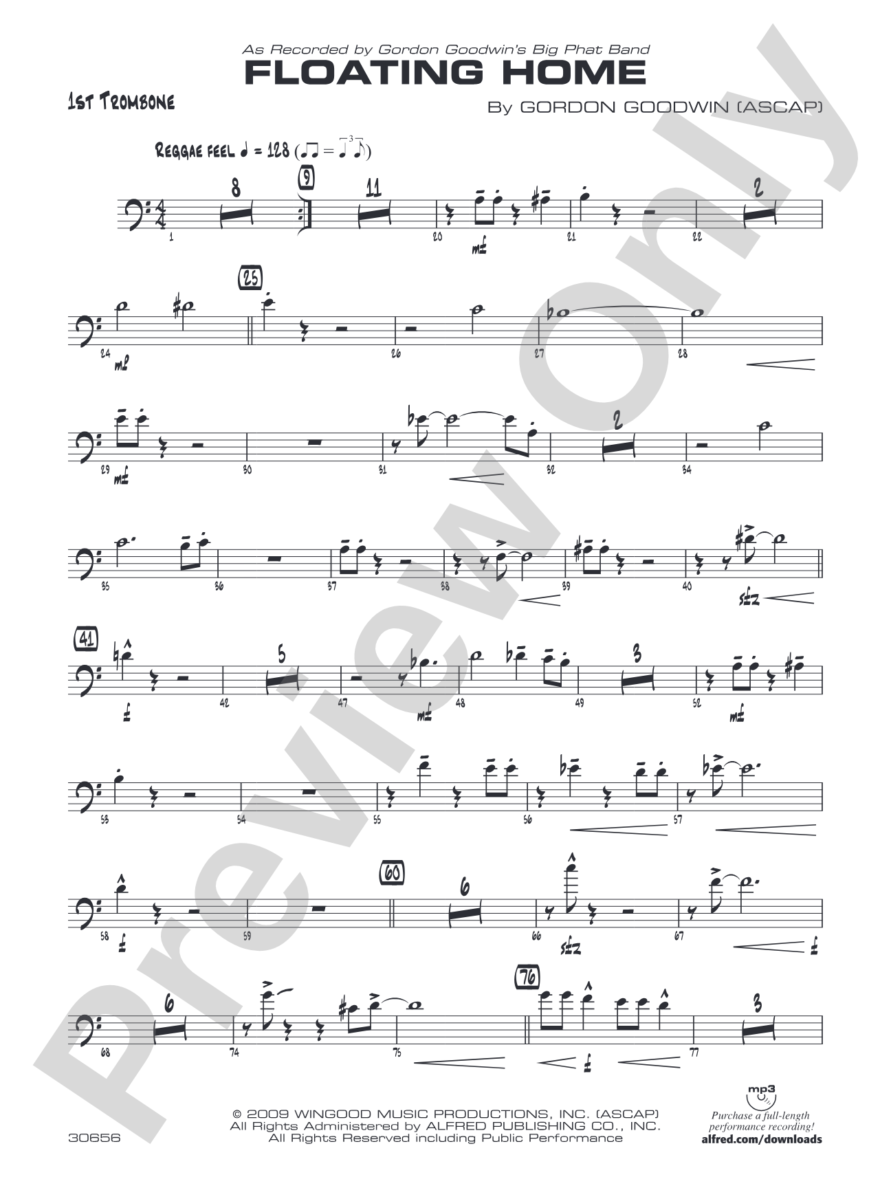 Floating Home: 1st Trombone