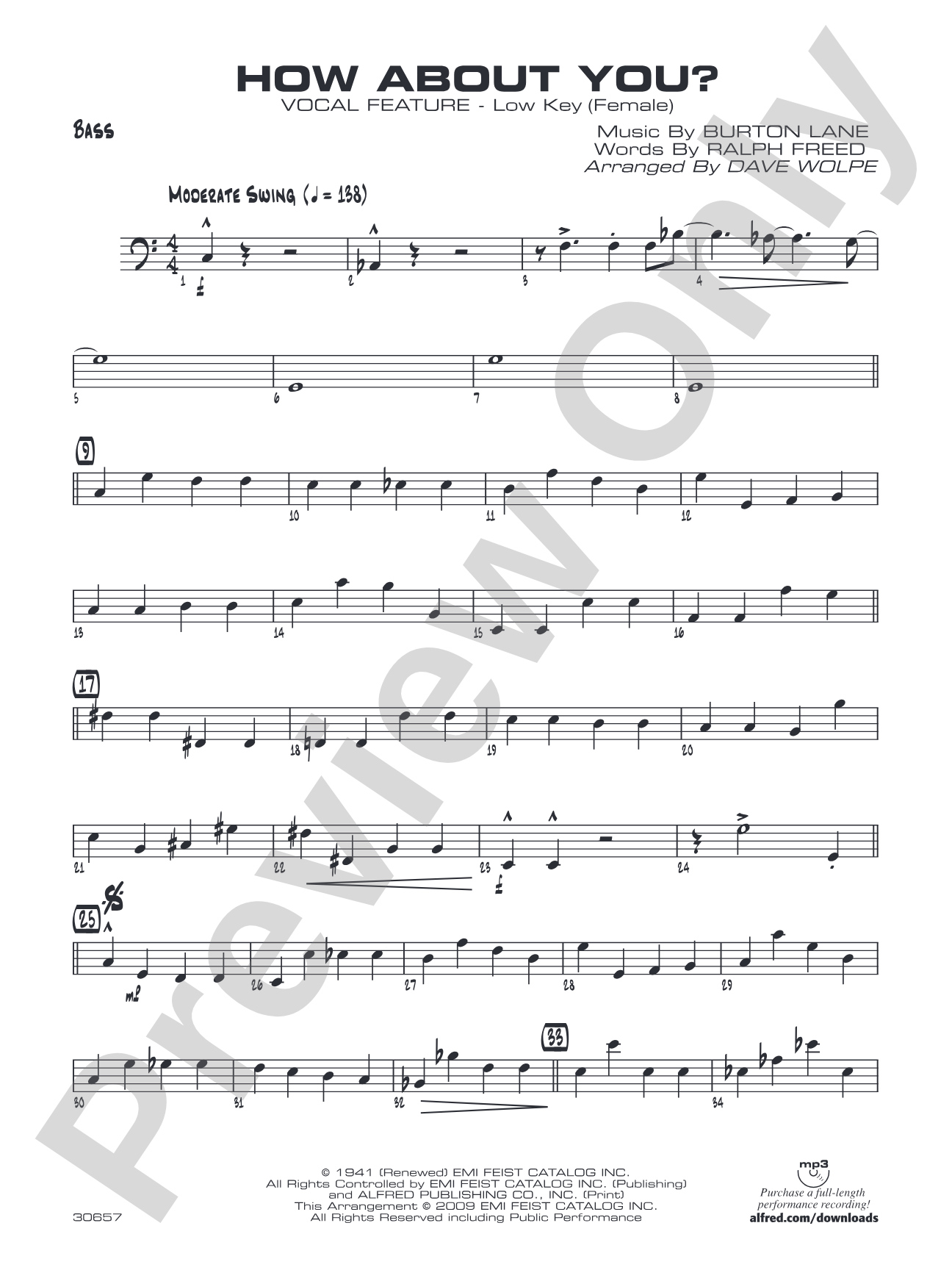 How About You?: String Bass