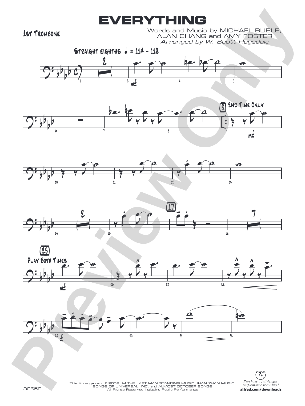 Everything: 1st Trombone