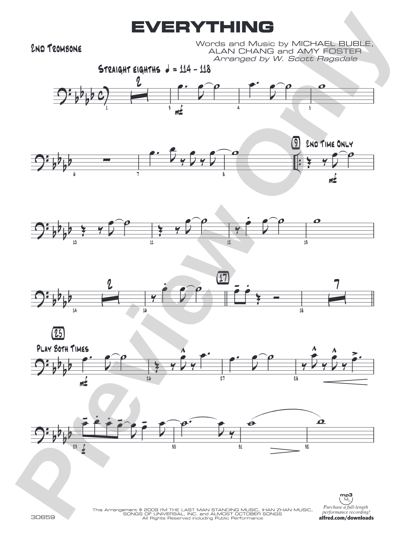Everything: 2nd Trombone