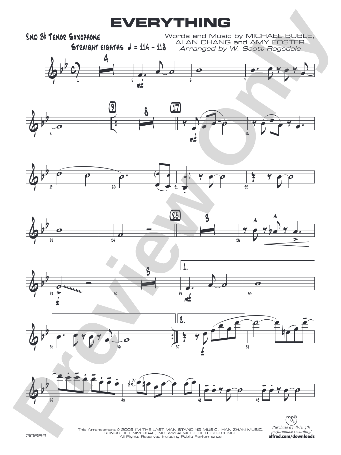 Everything: 2nd B-flat Tenor Saxophone