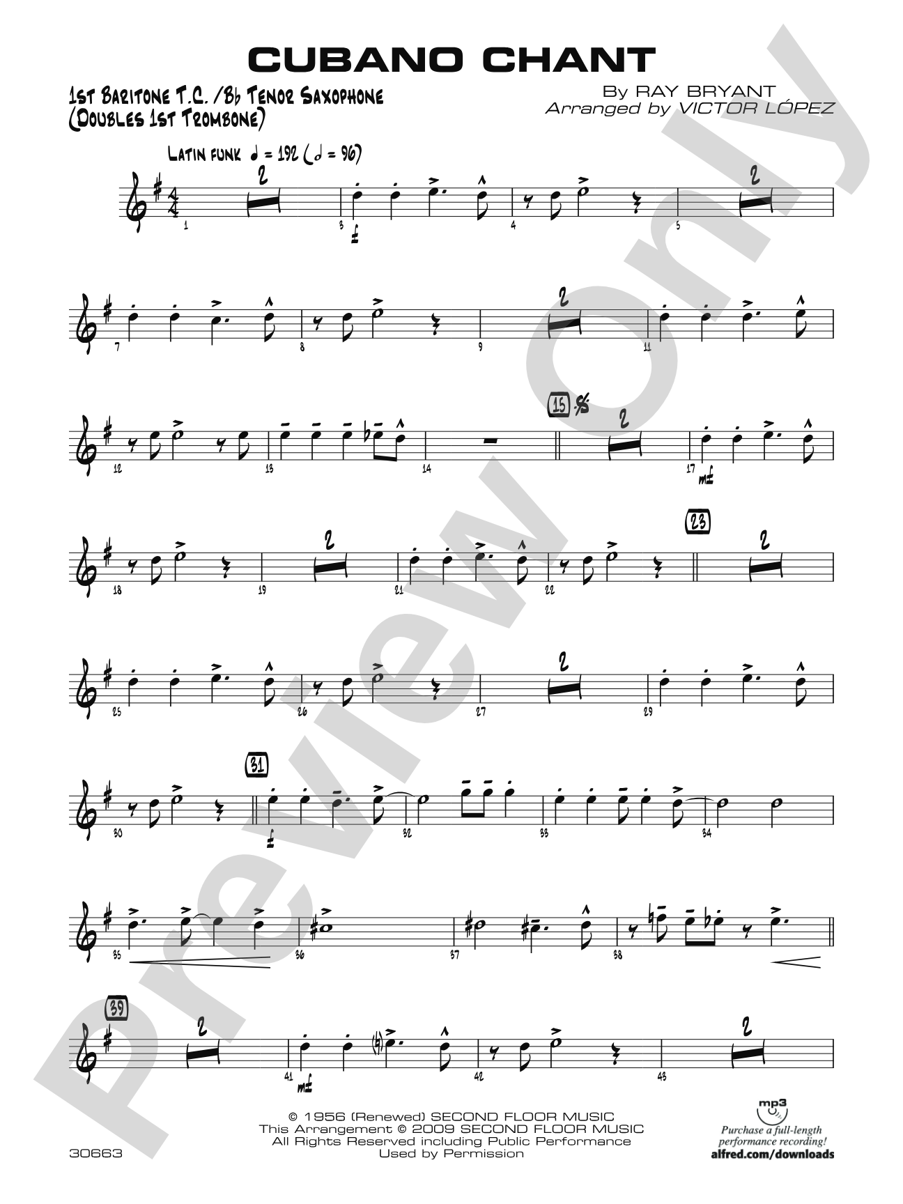 Cubano Chant: Baritone T.C.