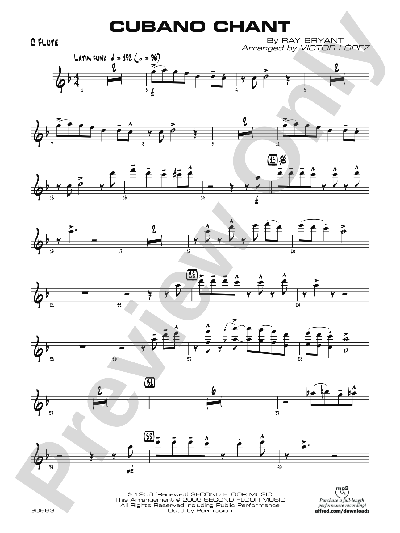 Cubano Chant: Flute
