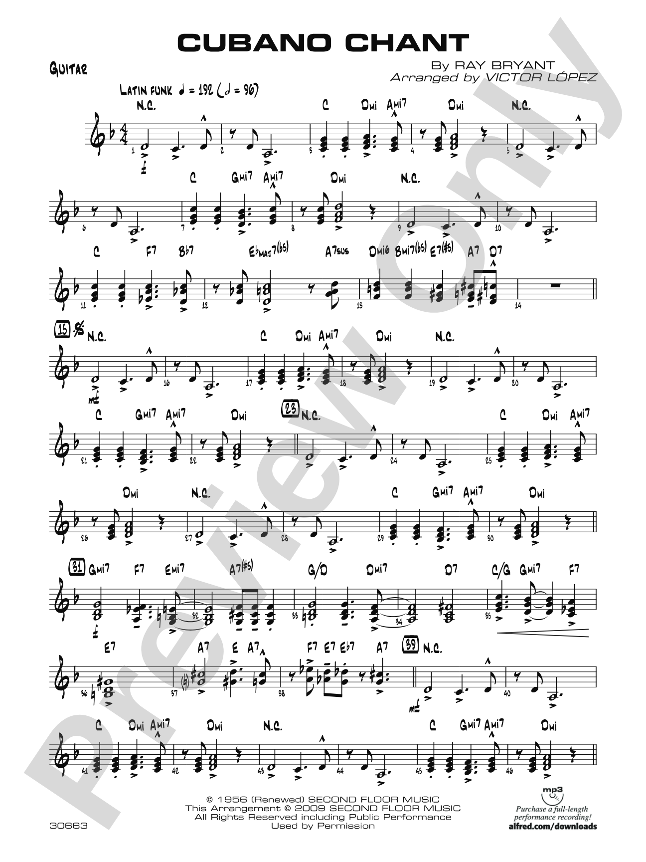 Cubano Chant: Guitar