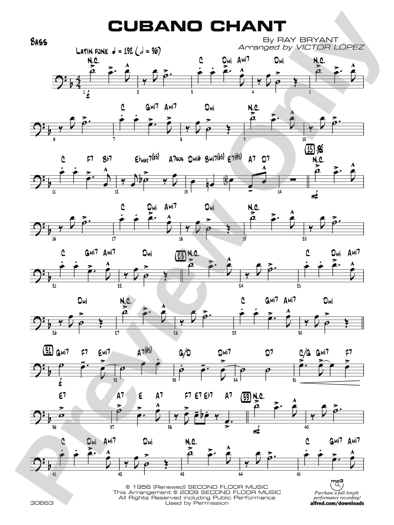 Cubano Chant: String Bass