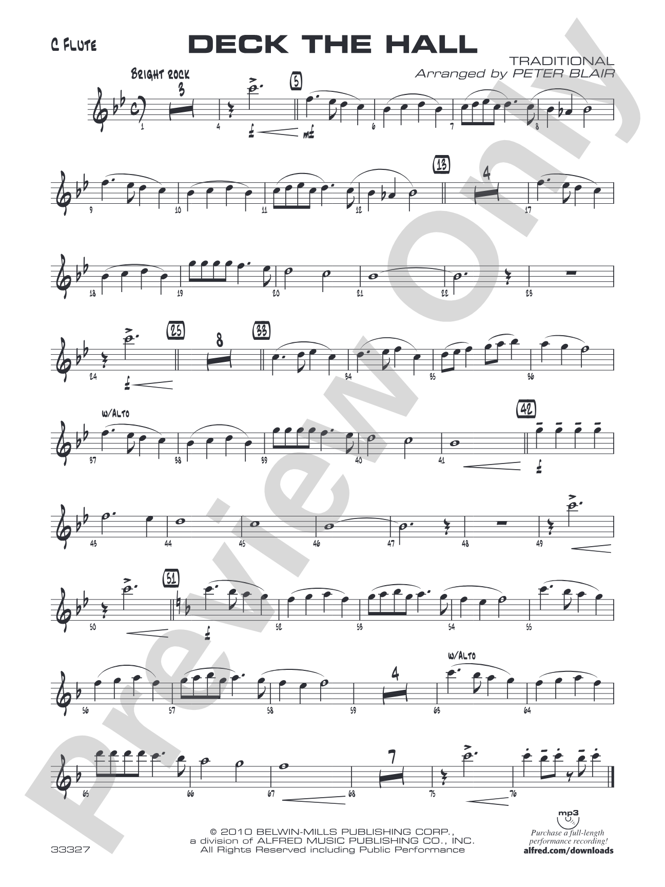 Deck the Hall: Flute