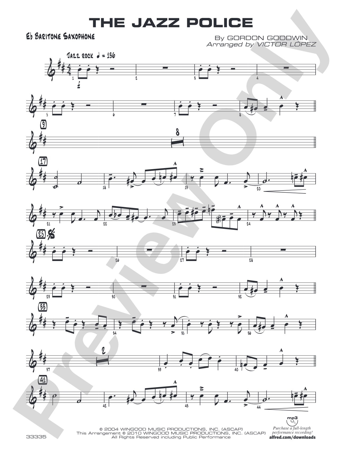 The Jazz Police: E-flat Baritone Saxophone