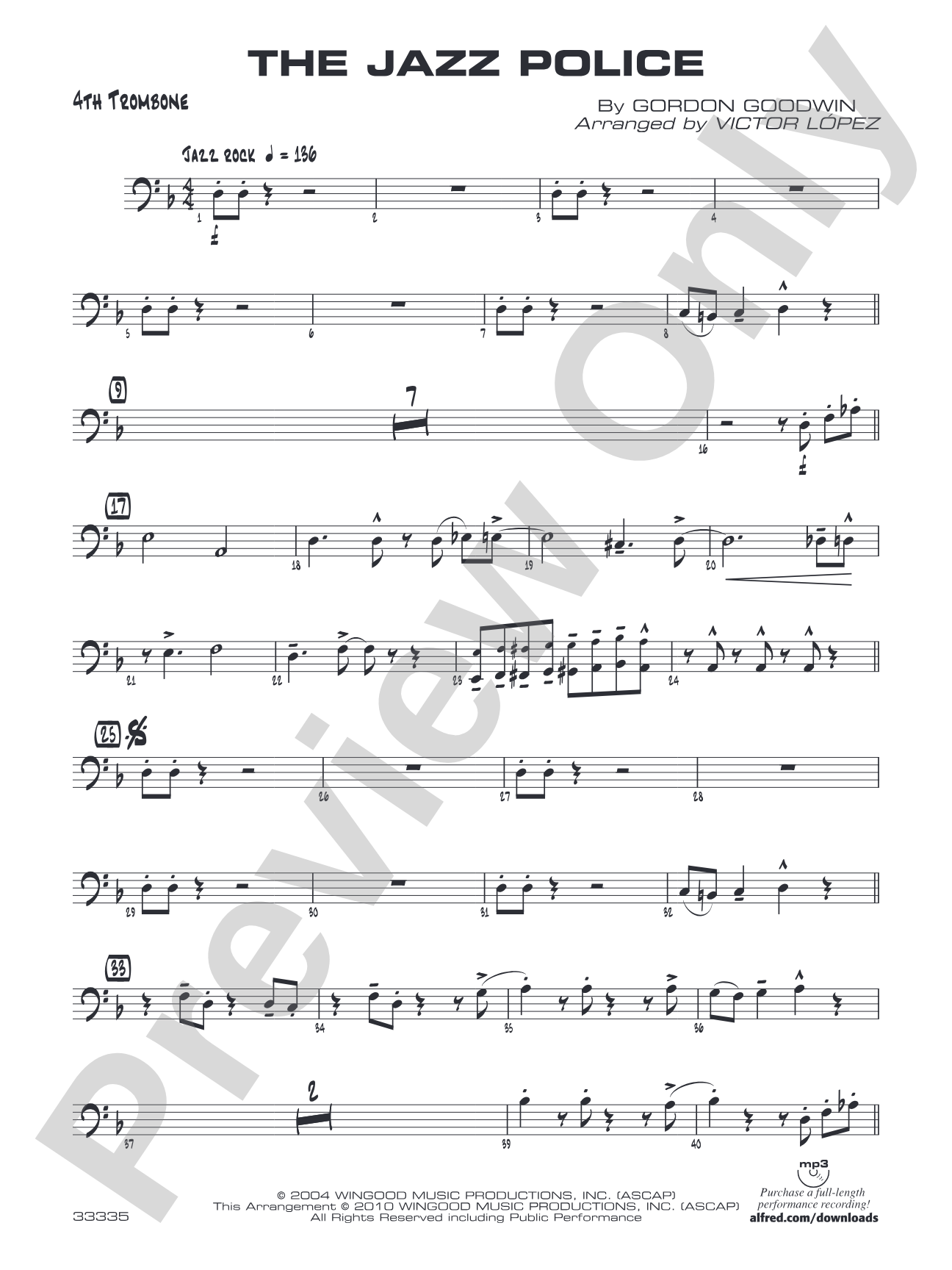 The Jazz Police: 4th Trombone