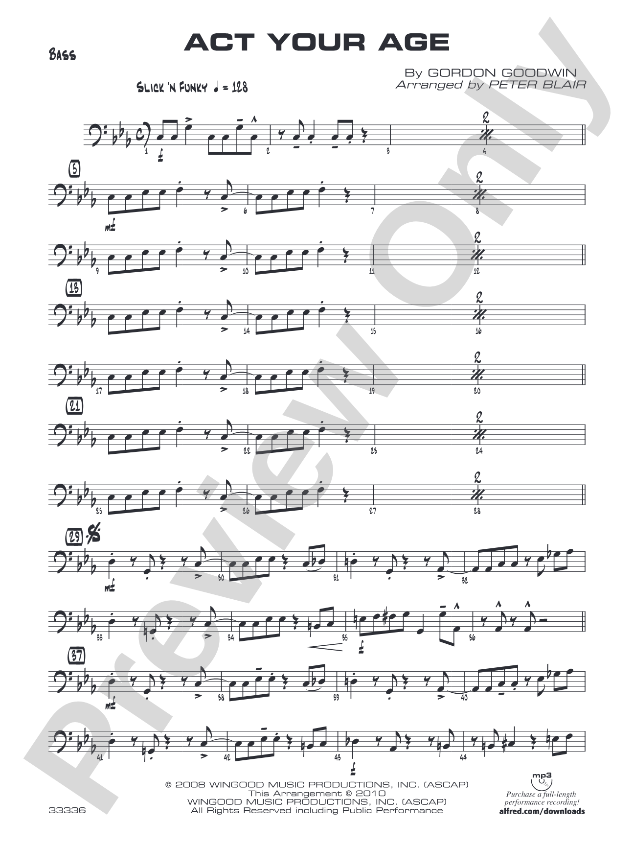 Act Your Age: String Bass