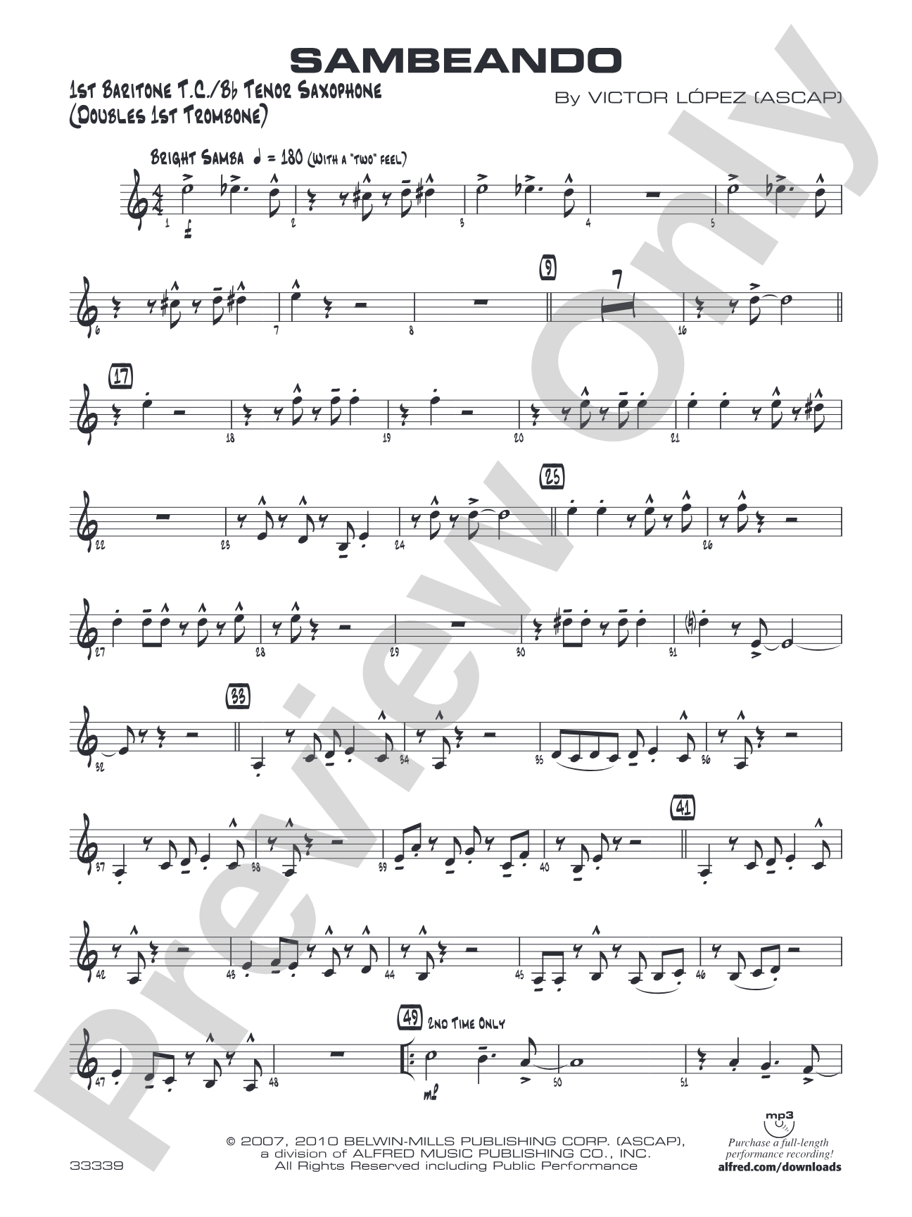 Sambeando: Baritone T.C.