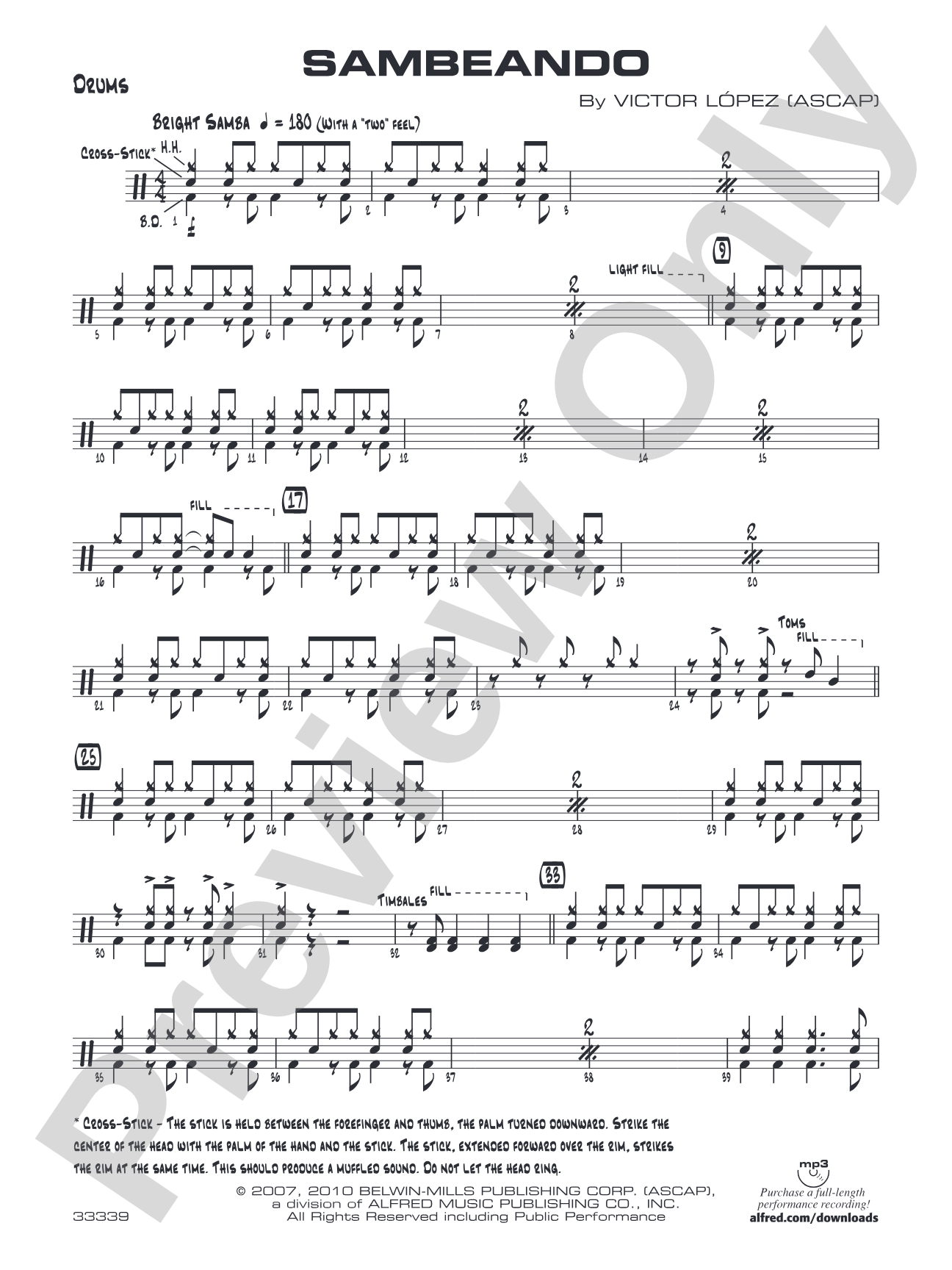 Sambeando: Drums
