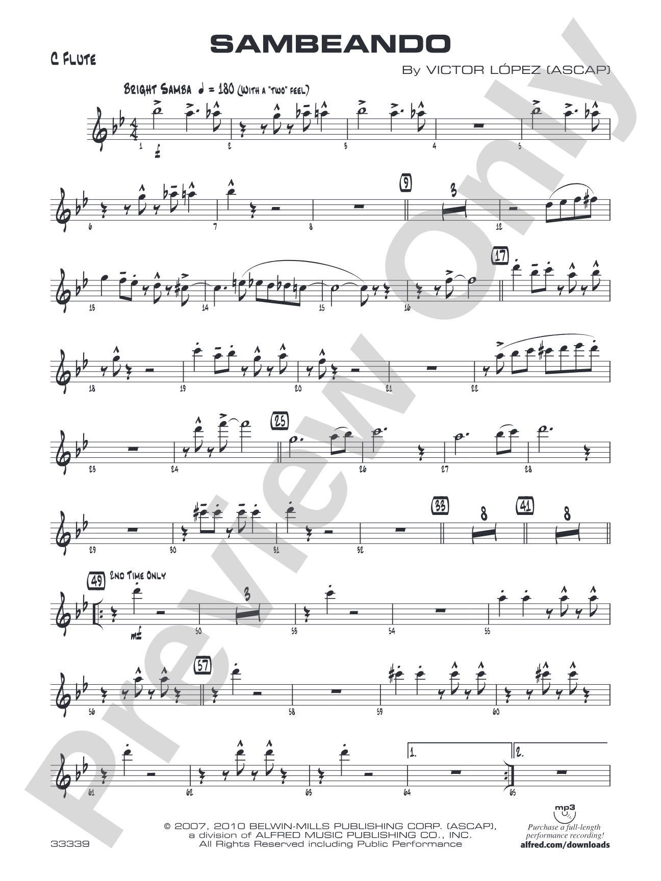 Sambeando: Flute