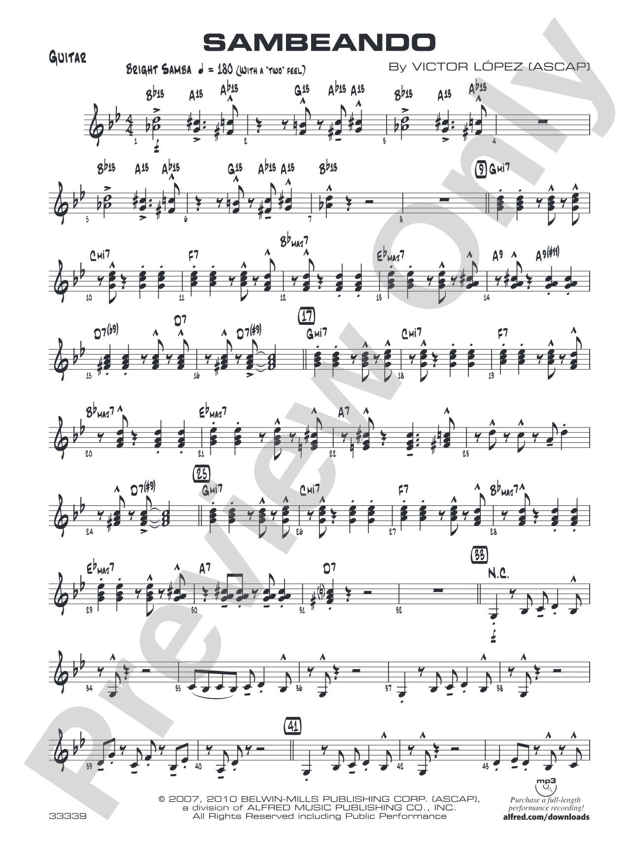 Sambeando: Guitar