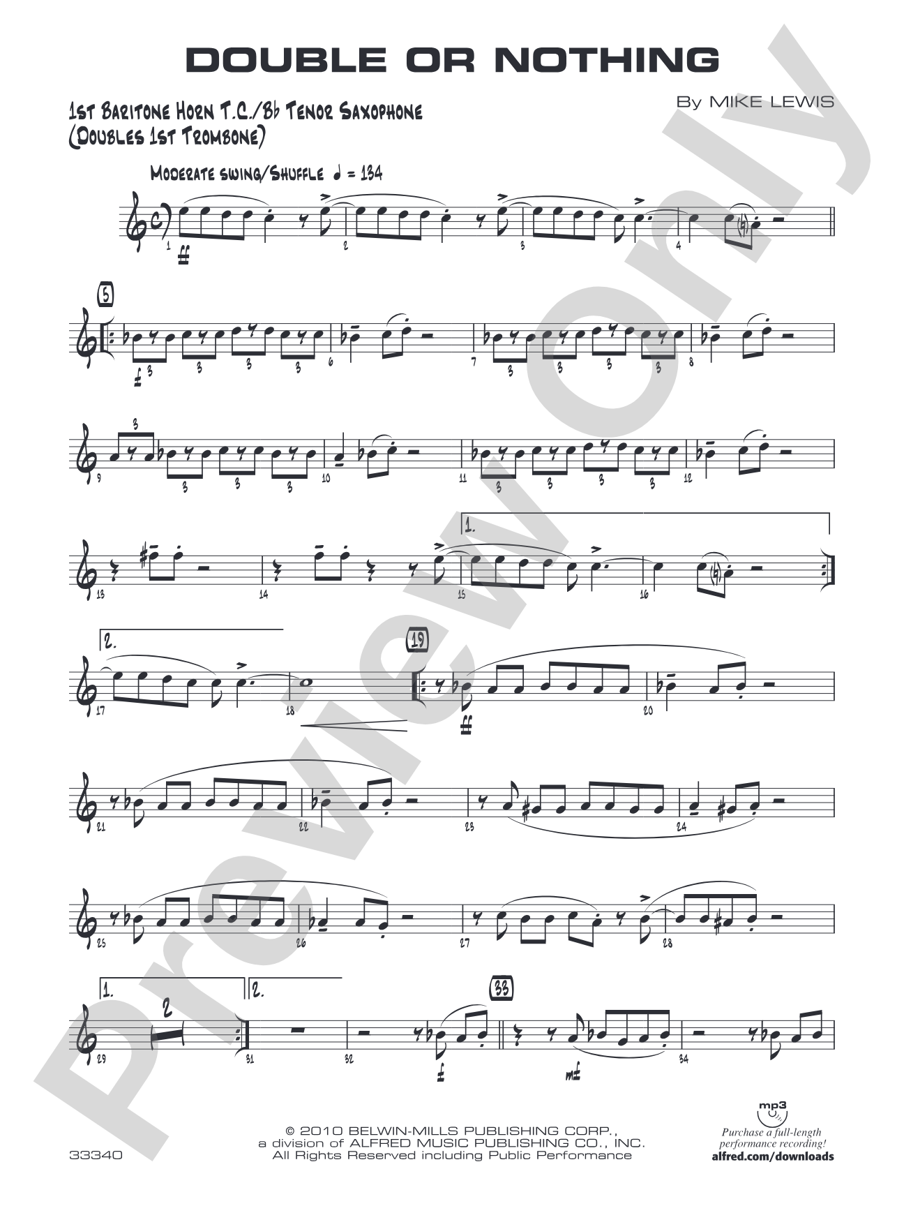 Double or Nothing: Baritone T.C.