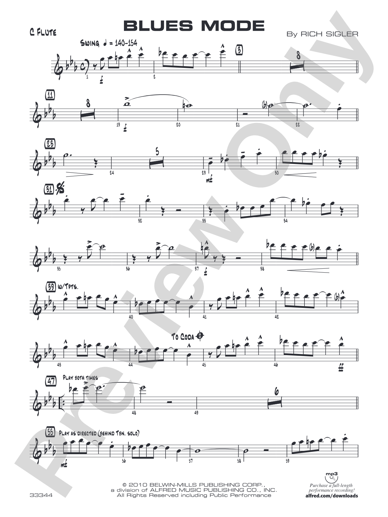 Blues Mode: Flute