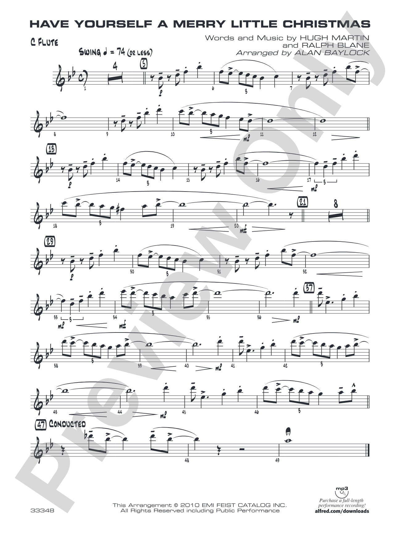 Have Yourself a Merry Little Christmas: Flute