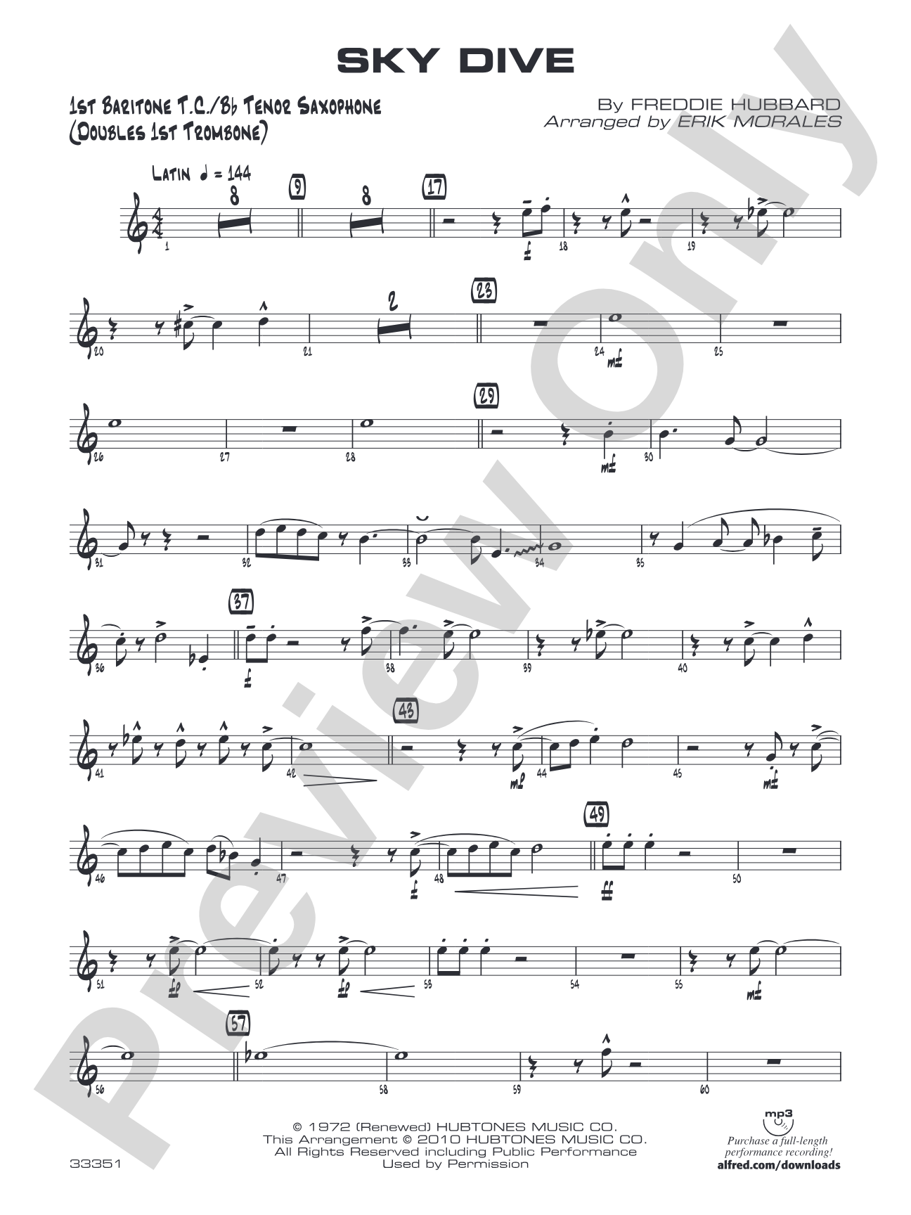 Sky Dive: Baritone T.C.