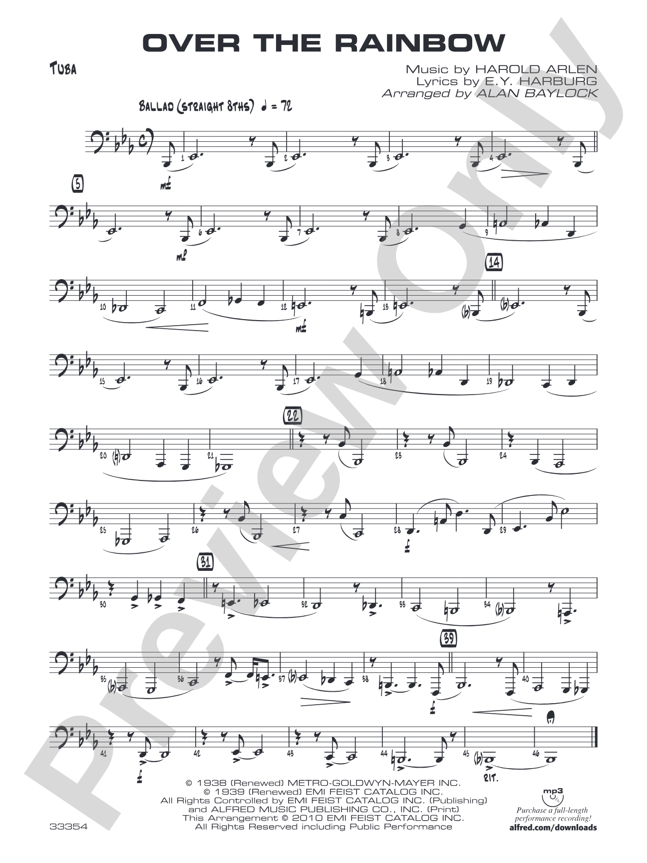 Over the Rainbow: Tuba