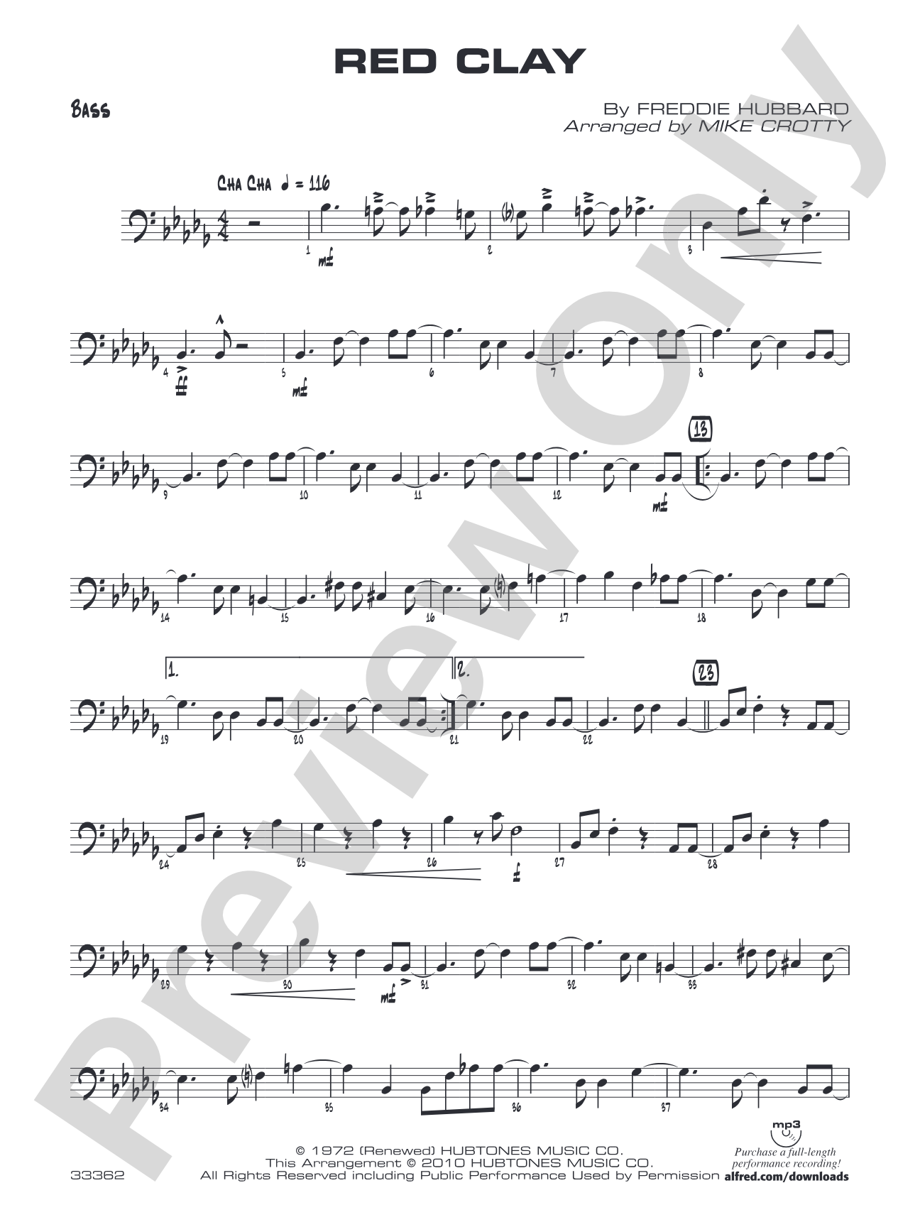 Red Clay: String Bass