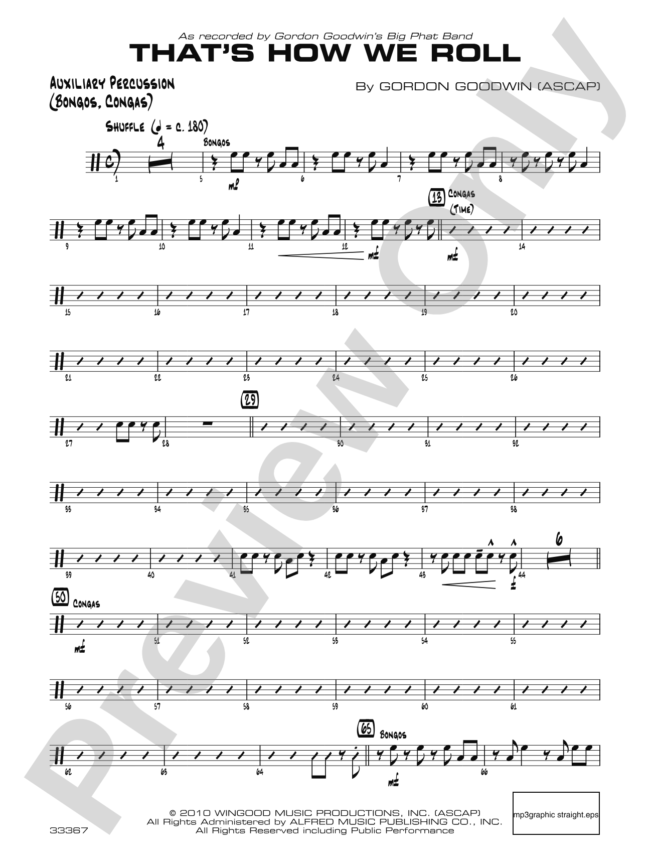 That's How We Roll: Auxiliary Percussion