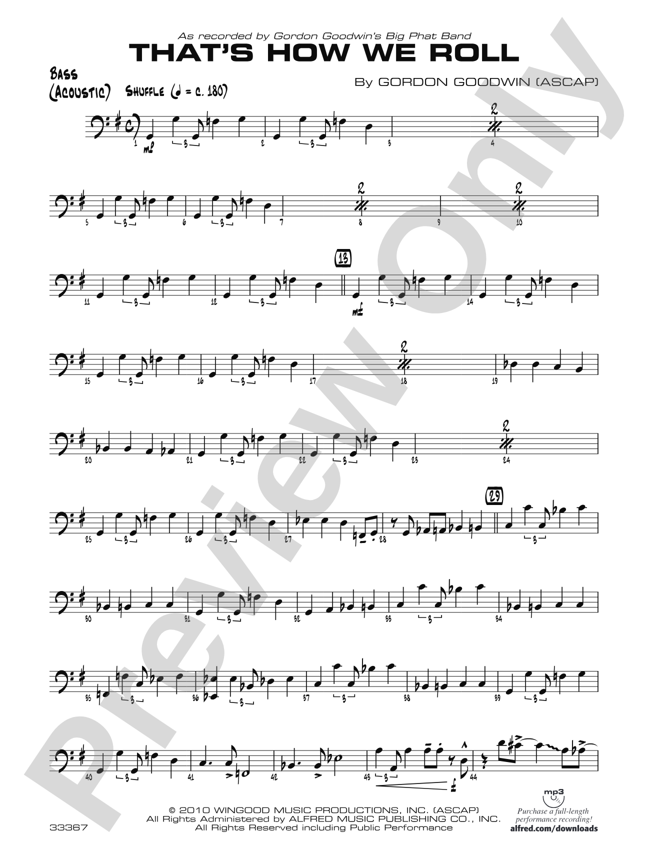 That's How We Roll: String Bass