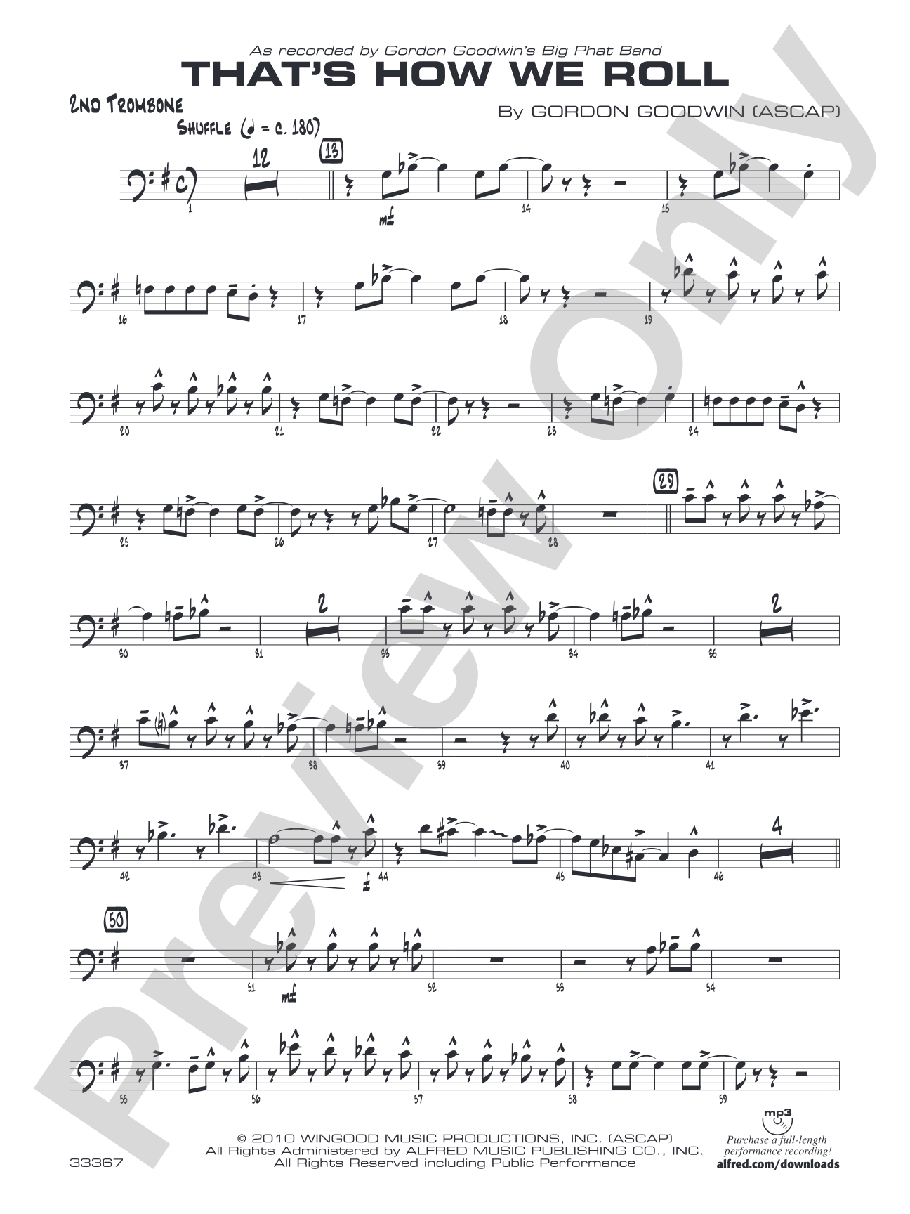 That's How We Roll: 2nd Trombone