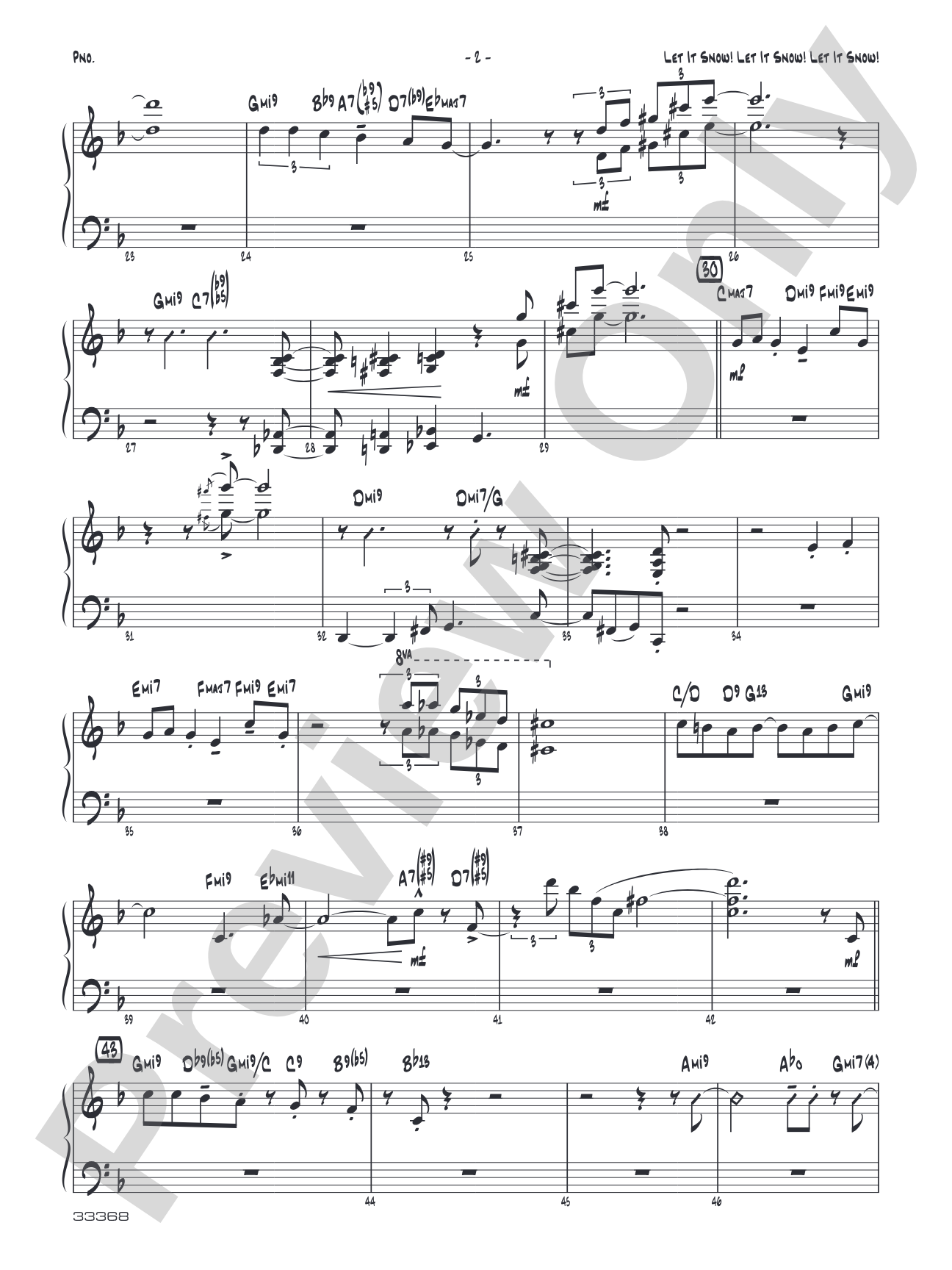 Let It Snow! Let It Snow! Let It Snow!: Piano Accompaniment