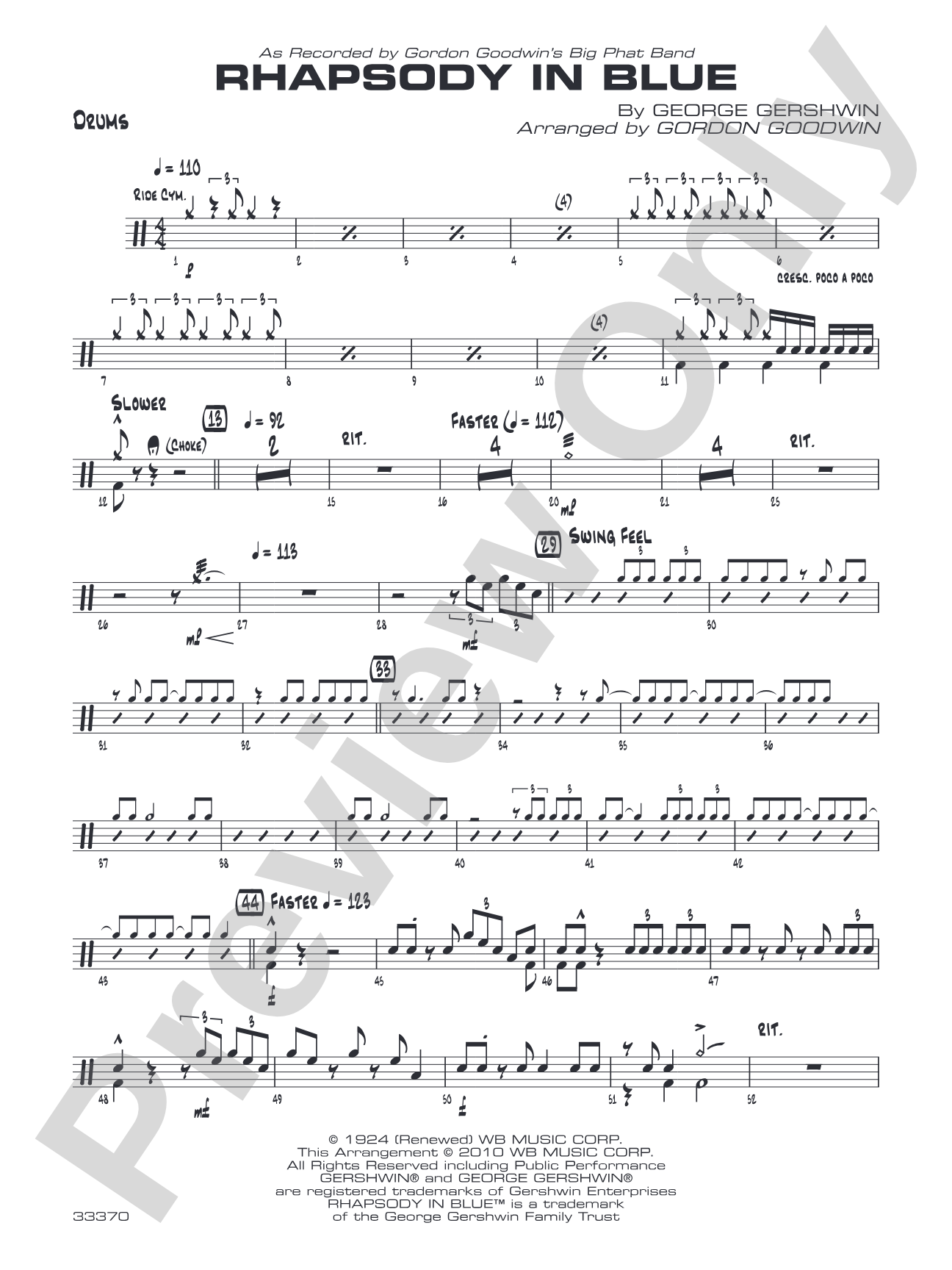 Rhapsody in Blue: Drums