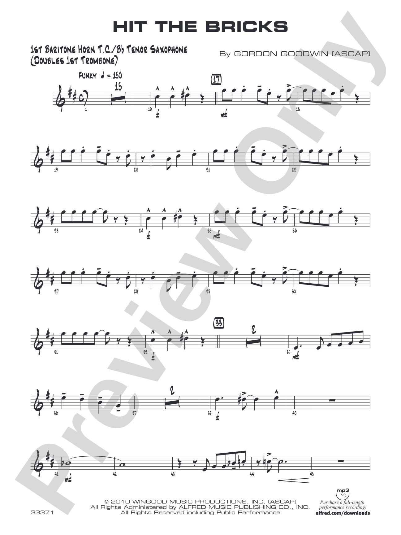 Hit the Bricks: Baritone T.C.