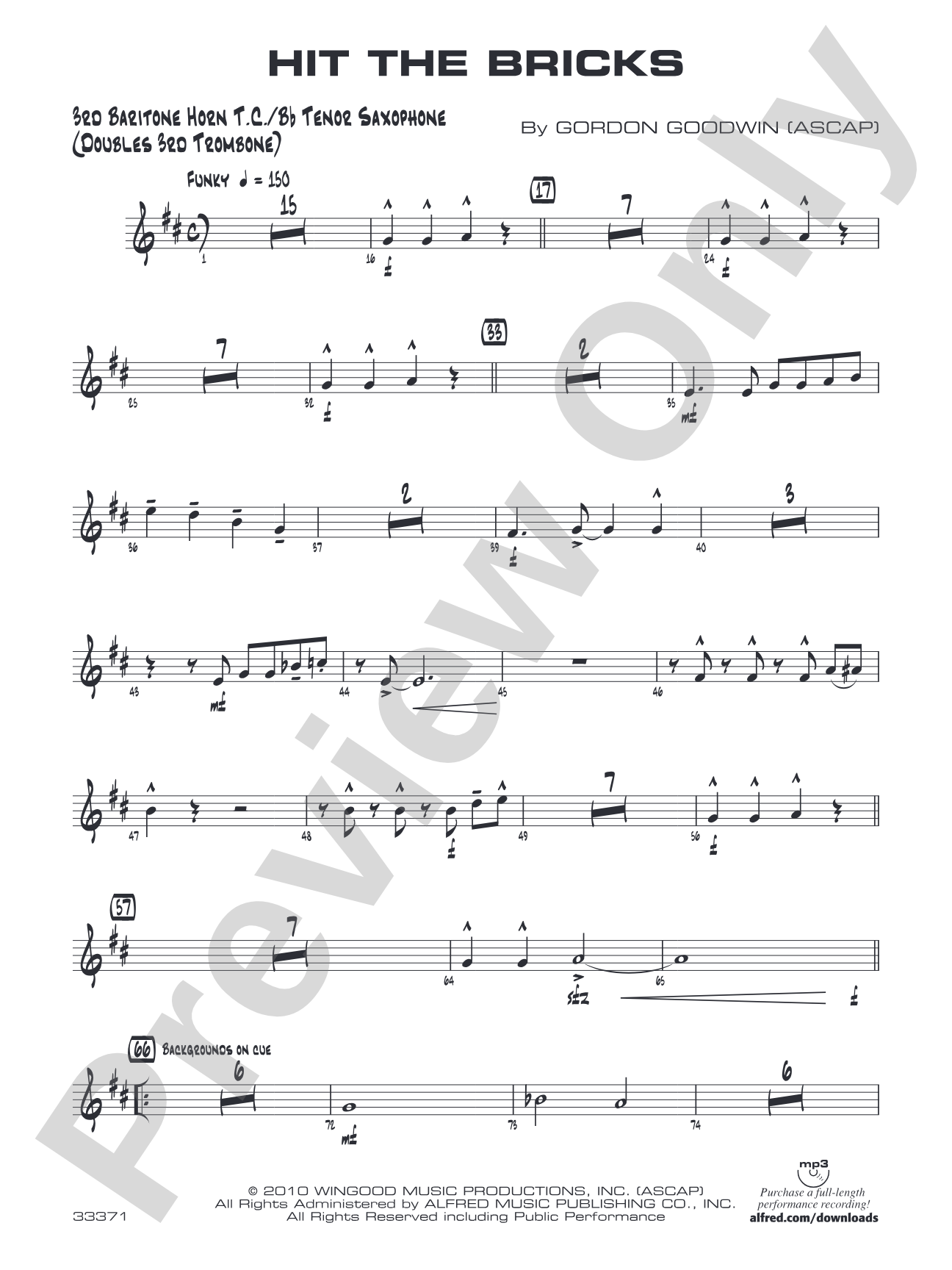 Hit the Bricks: 3rd Baritone T.C.